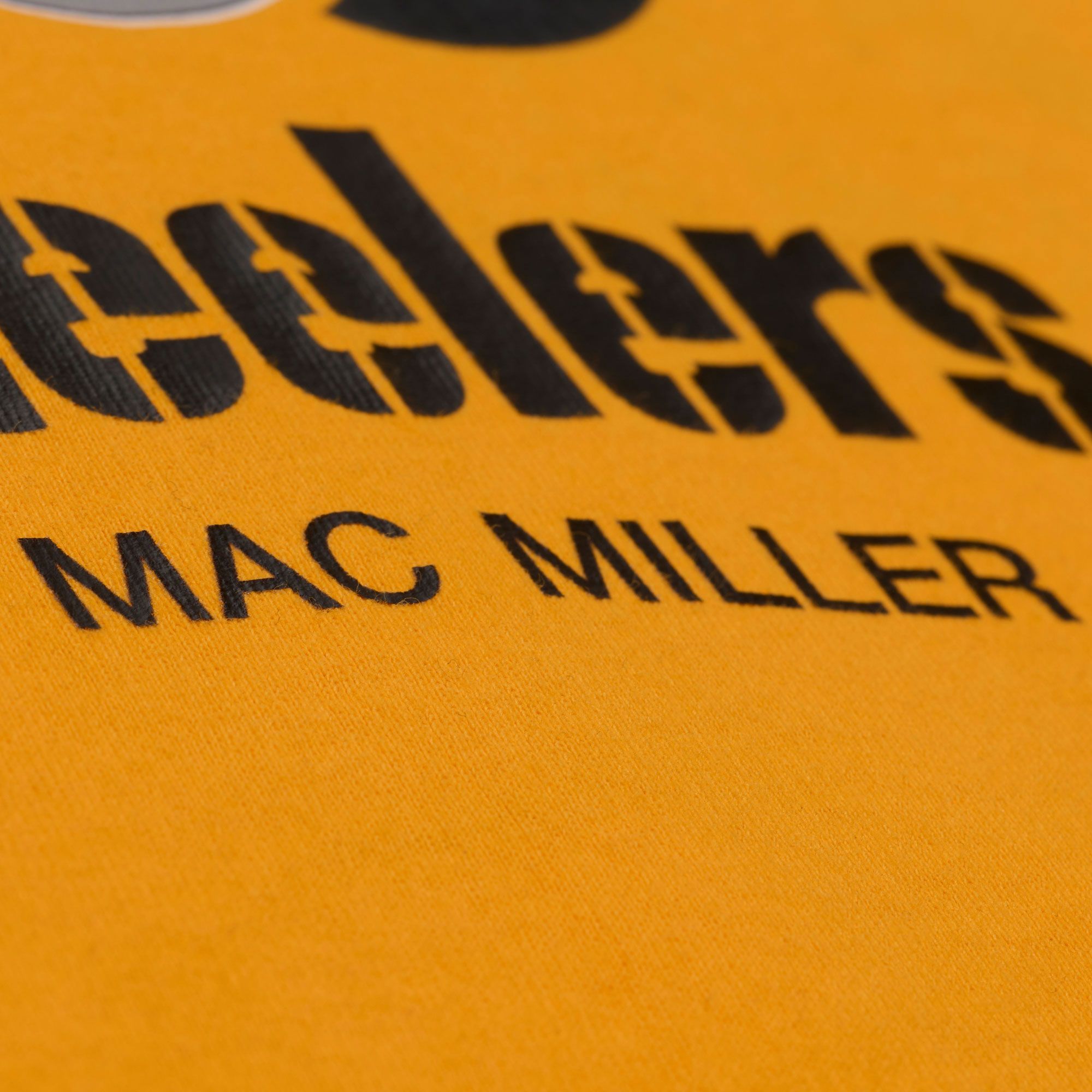 Mitchell & Ness Men's NFL Pittsburgh Steelers x Mac Miller Gold Knuckles T-Shirt product image