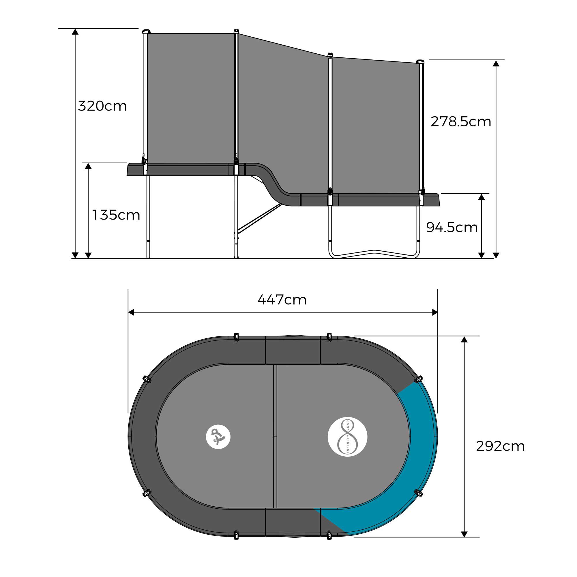 TP Infinity Leap 2-Level Trampoline product image