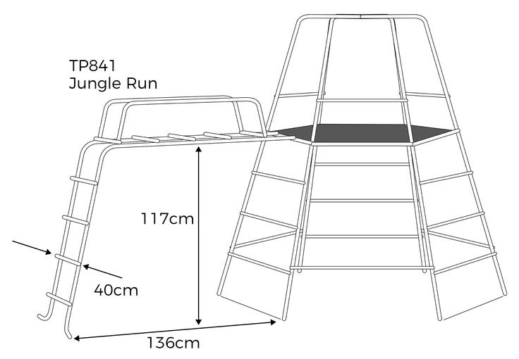 TP Toys Jungle Run Climber product image