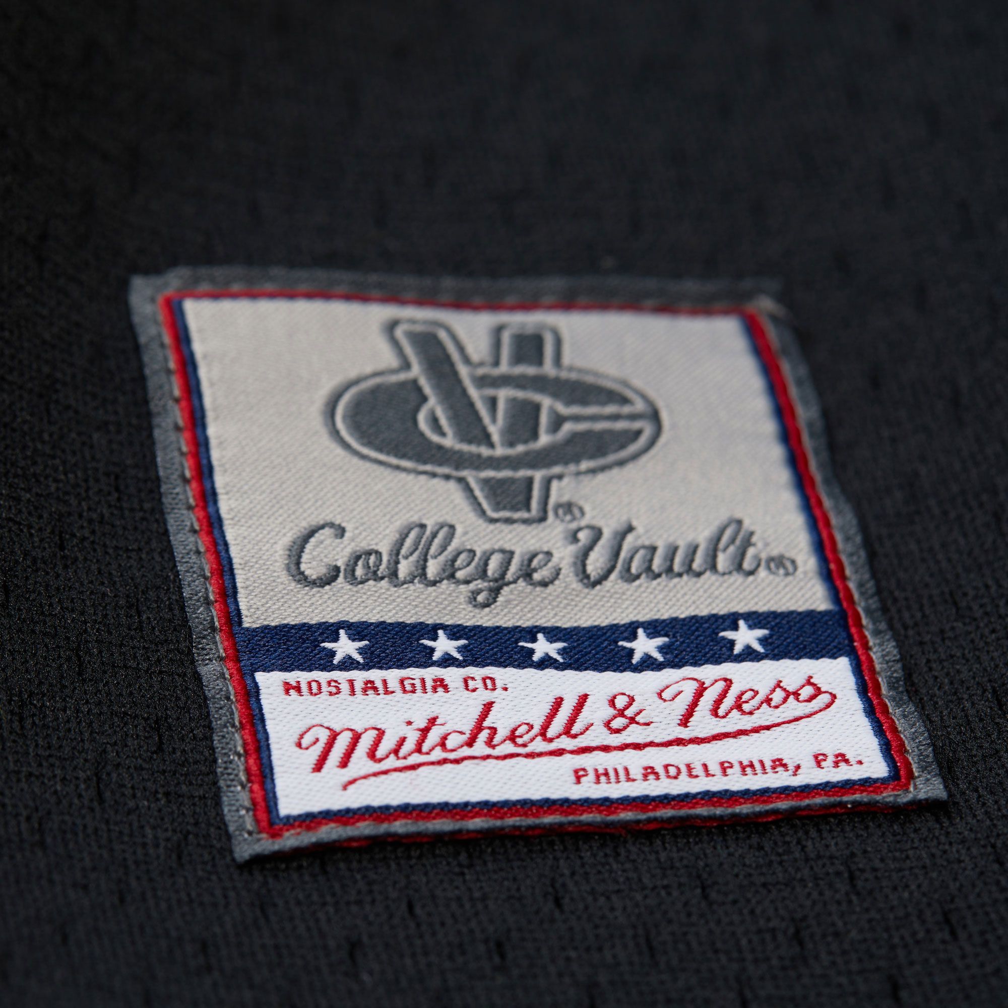 Mitchell & Ness Adult LSU Tigers Mesh Button Up Black Jersey product image