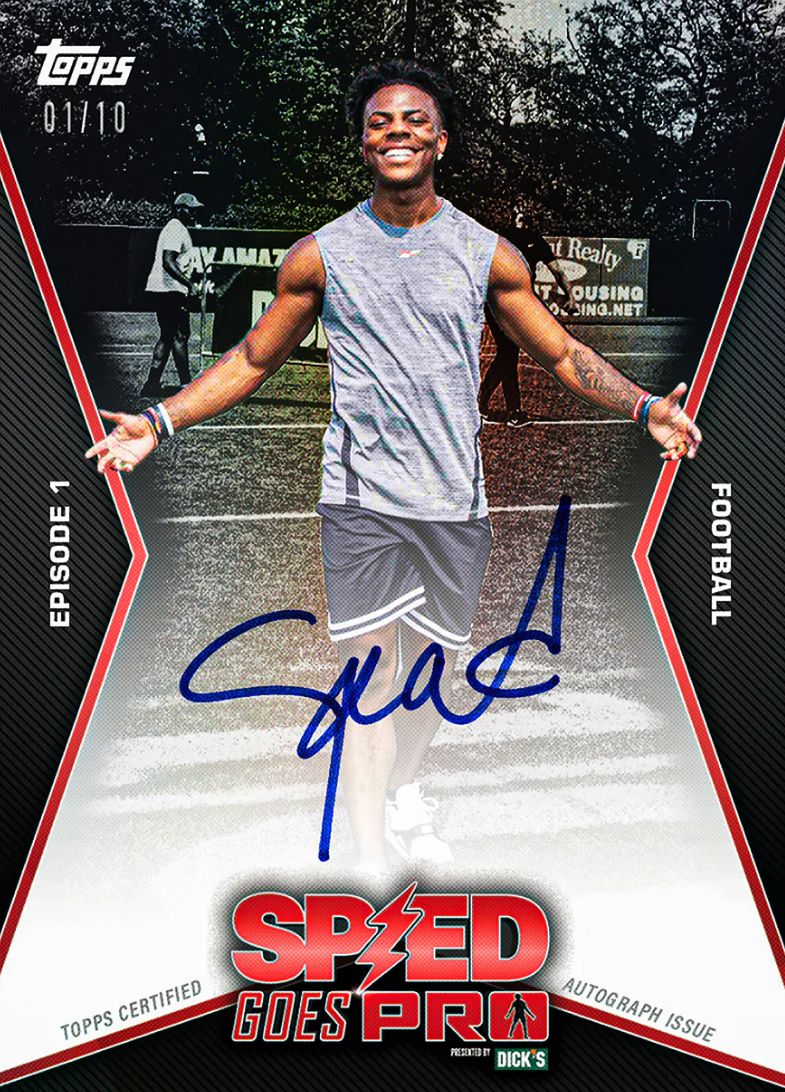 2025 Topps Speed Goes Pro - 5 Card Pack product image
