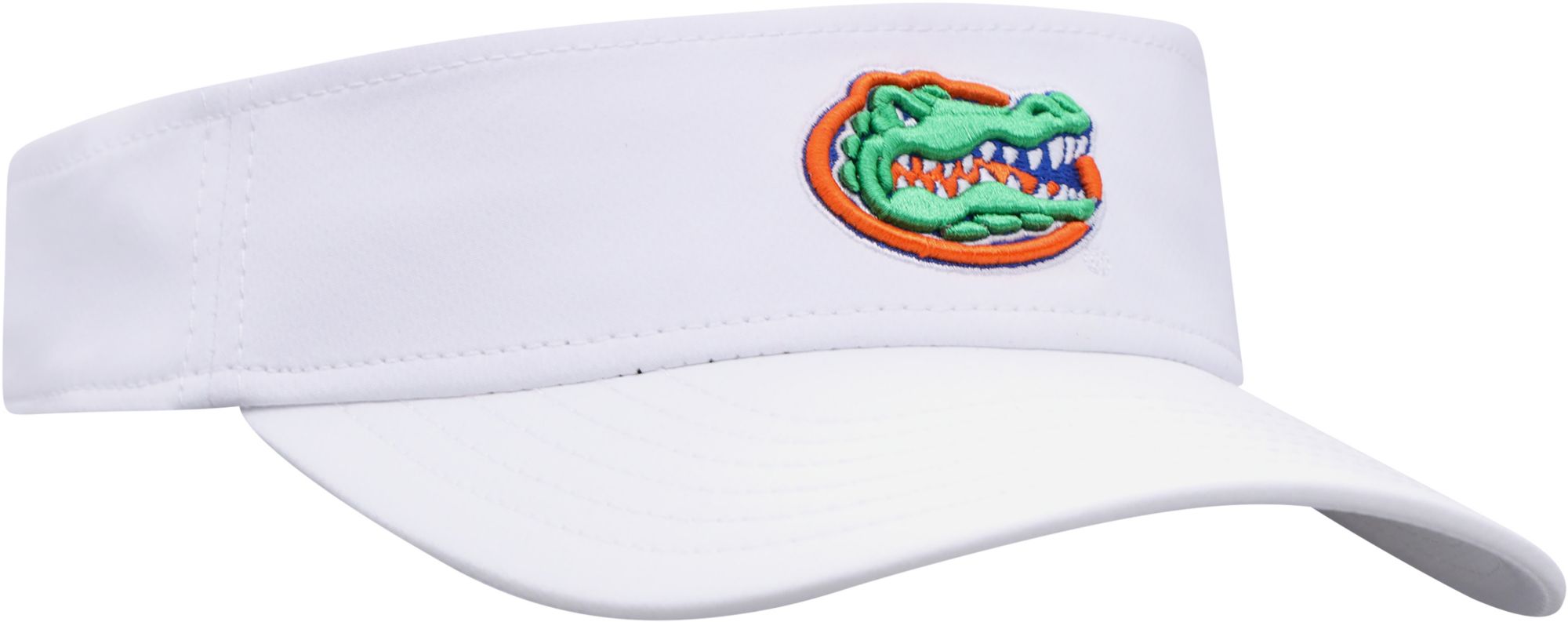 Top of the World Men's Florida Gators Trainer Adjustable White Visor product image