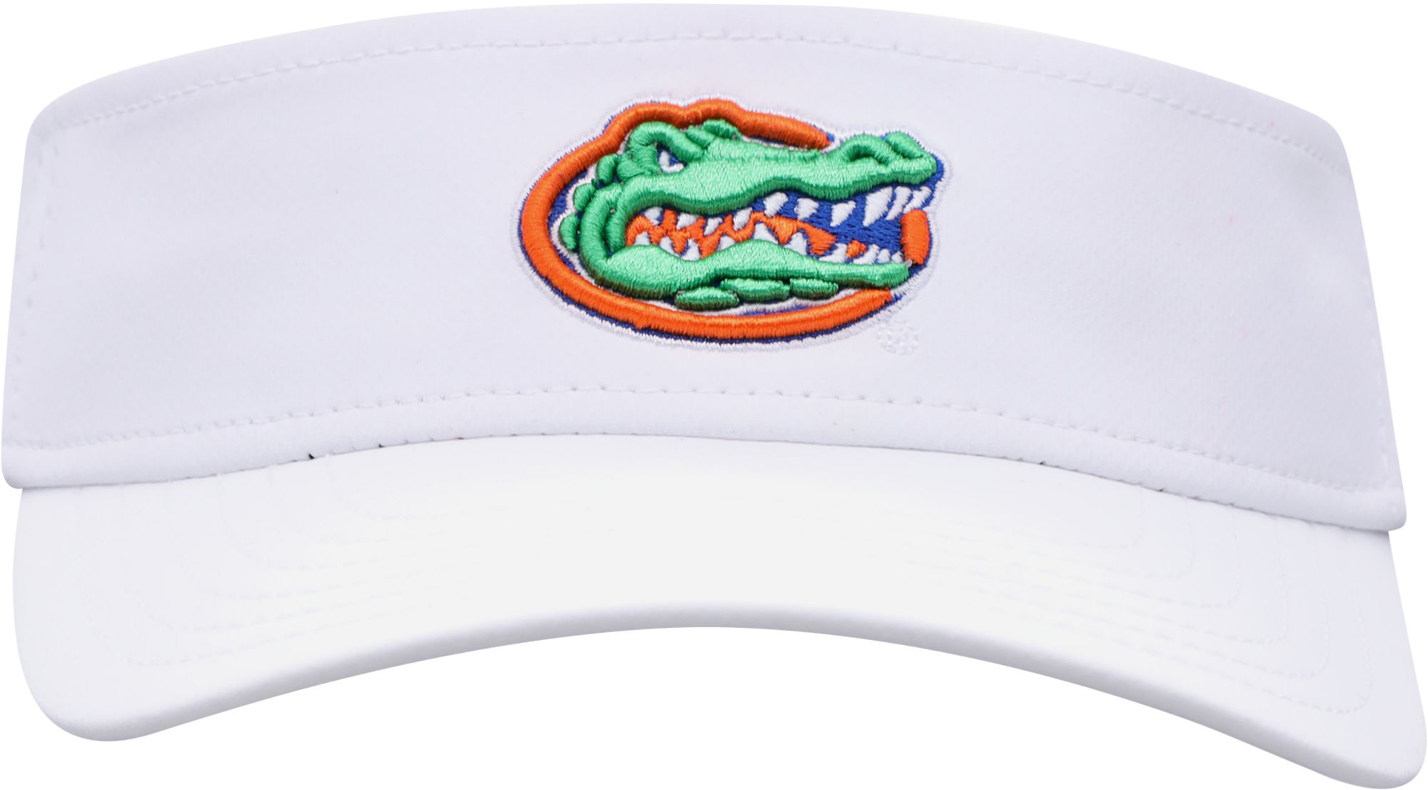 Top of the World Men's Florida Gators Trainer Adjustable White Visor product image
