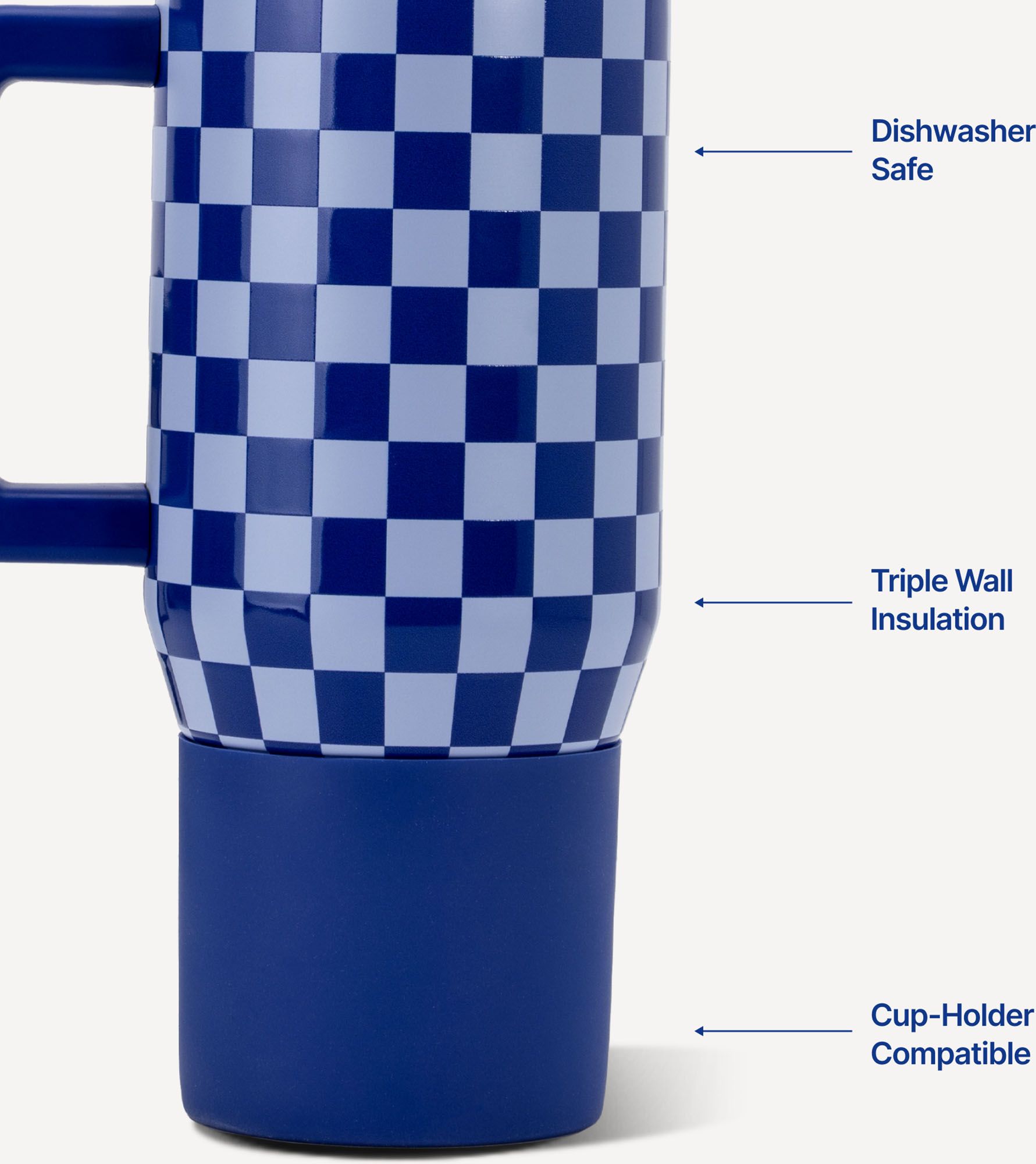 HYDROJUG 20 oz. Traveler Tumbler - Checkers product image