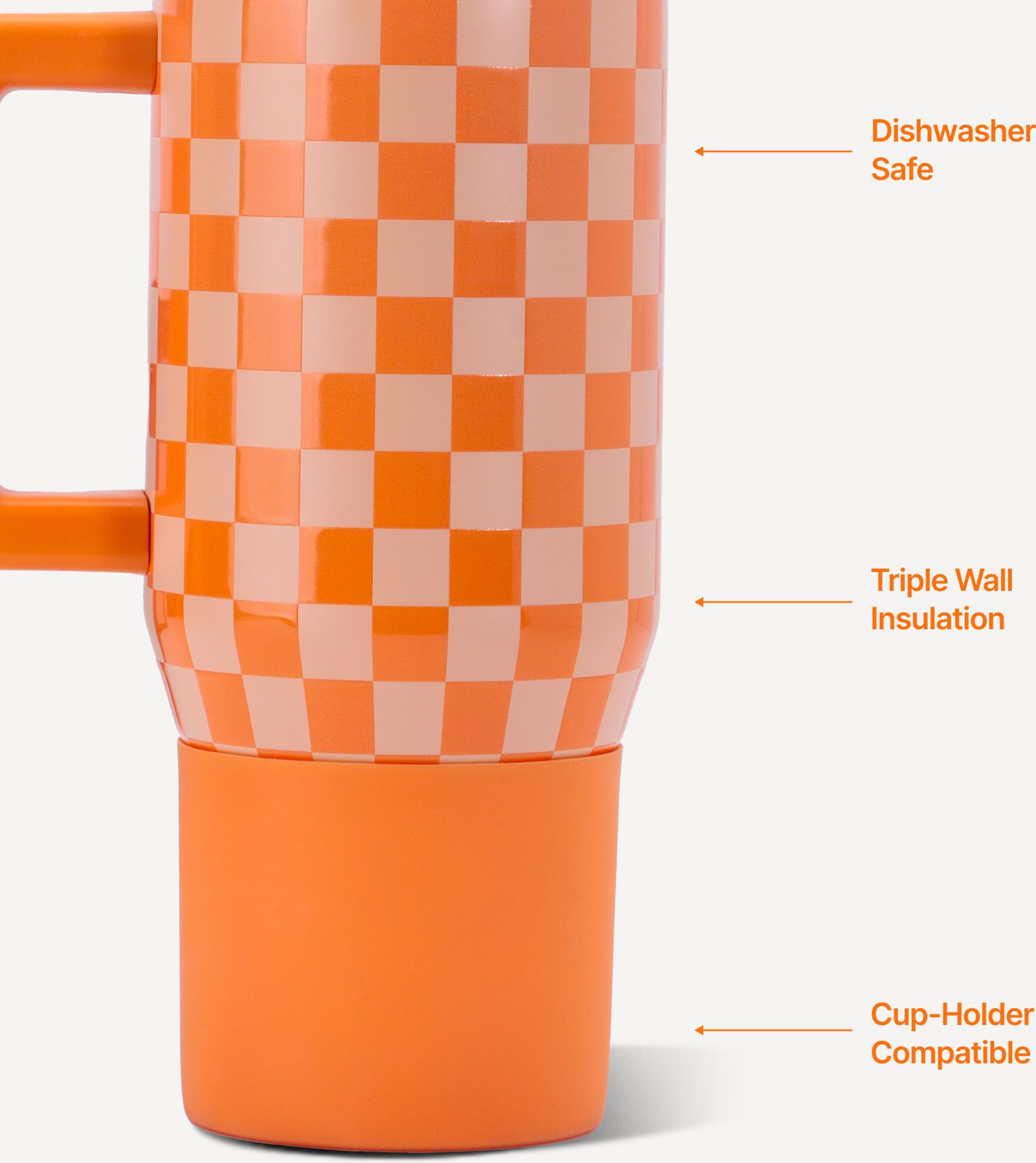 HYDROJUG 20 oz. Traveler Tumbler - Checkers product image