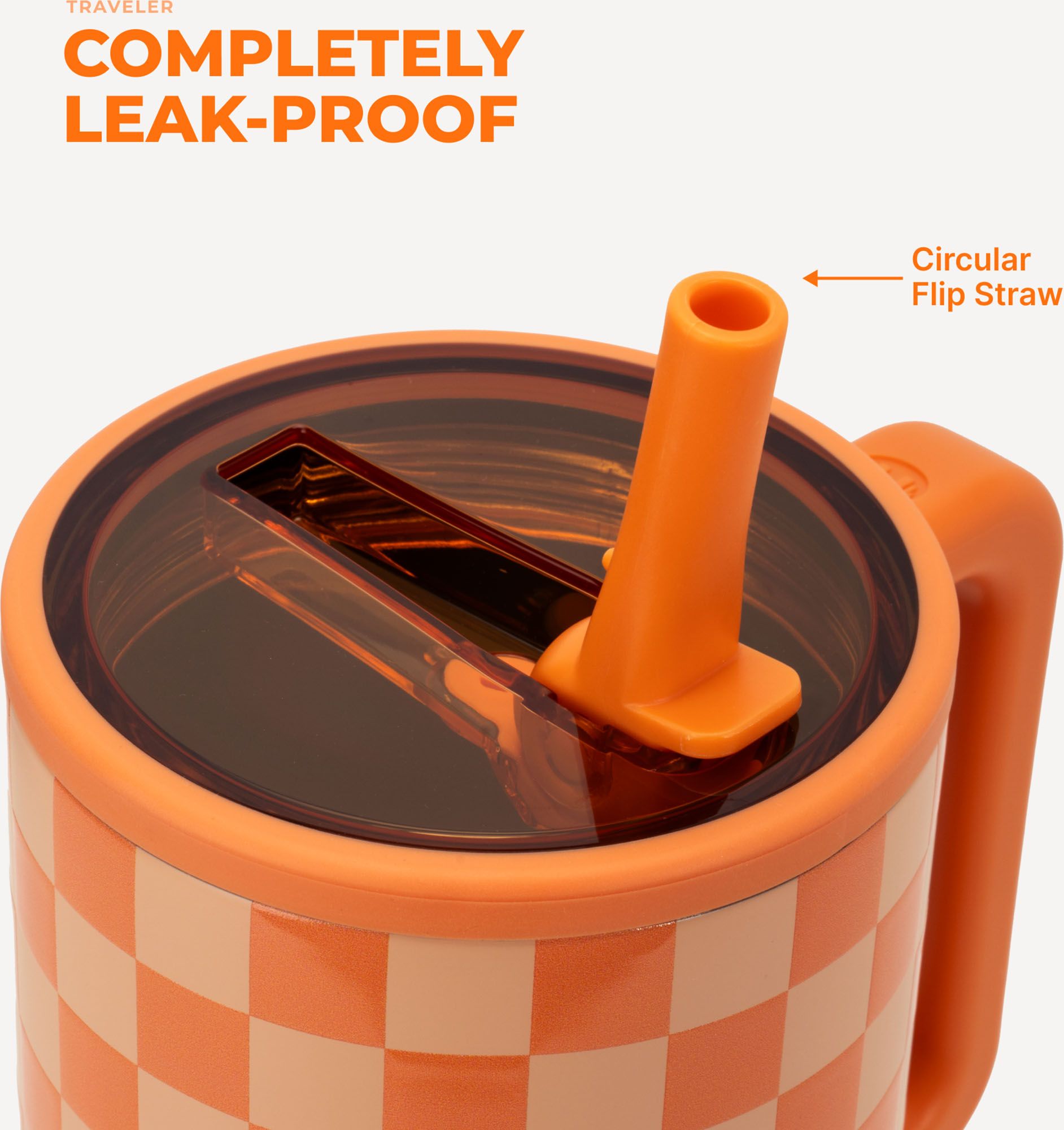 HYDROJUG 20 oz. Traveler Tumbler - Checkers product image