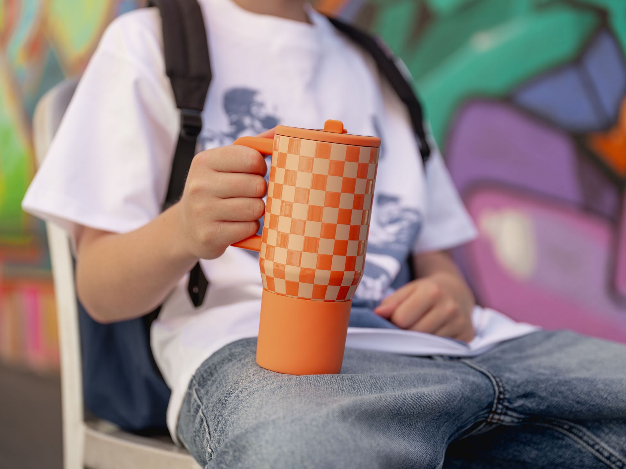 HYDROJUG 20 oz. Traveler Tumbler - Checkers product image