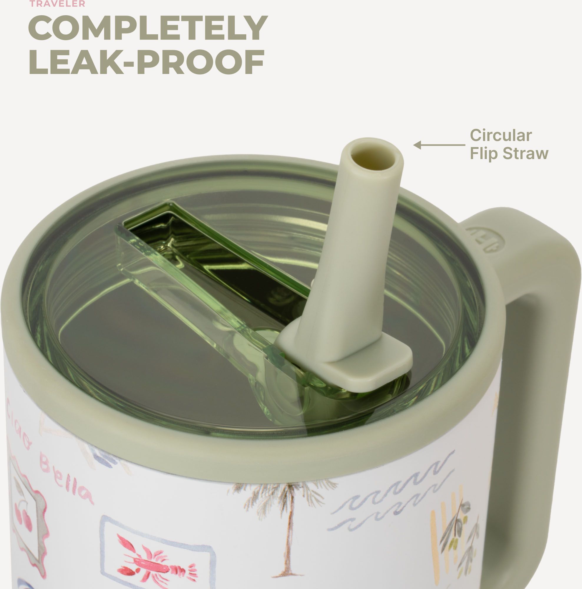 HYDROJUG 20 oz. Traveler Tumbler - Ciao Bella product image