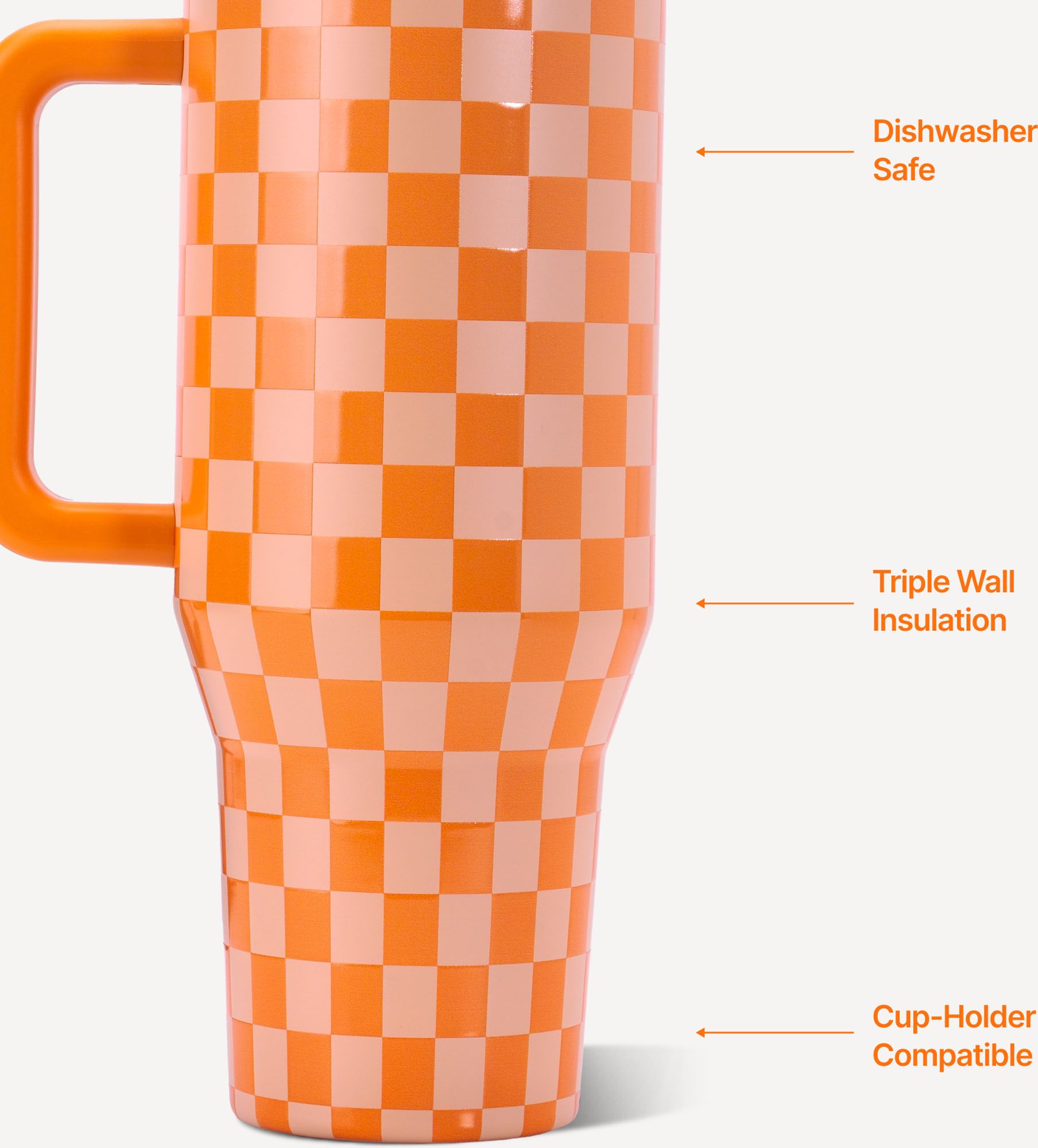 HYDROJUG 32 oz. Traveler Tumbler - Checkers product image