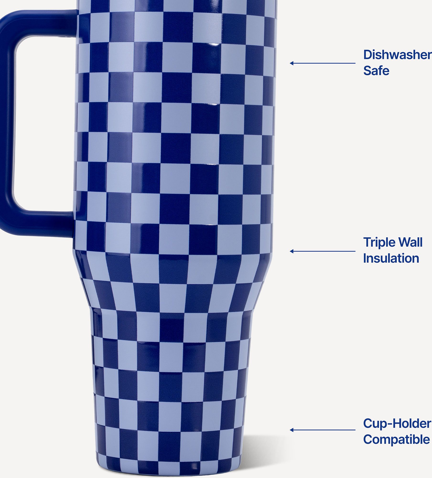 HYDROJUG 40 oz. Traveler Tumbler - Checkers product image
