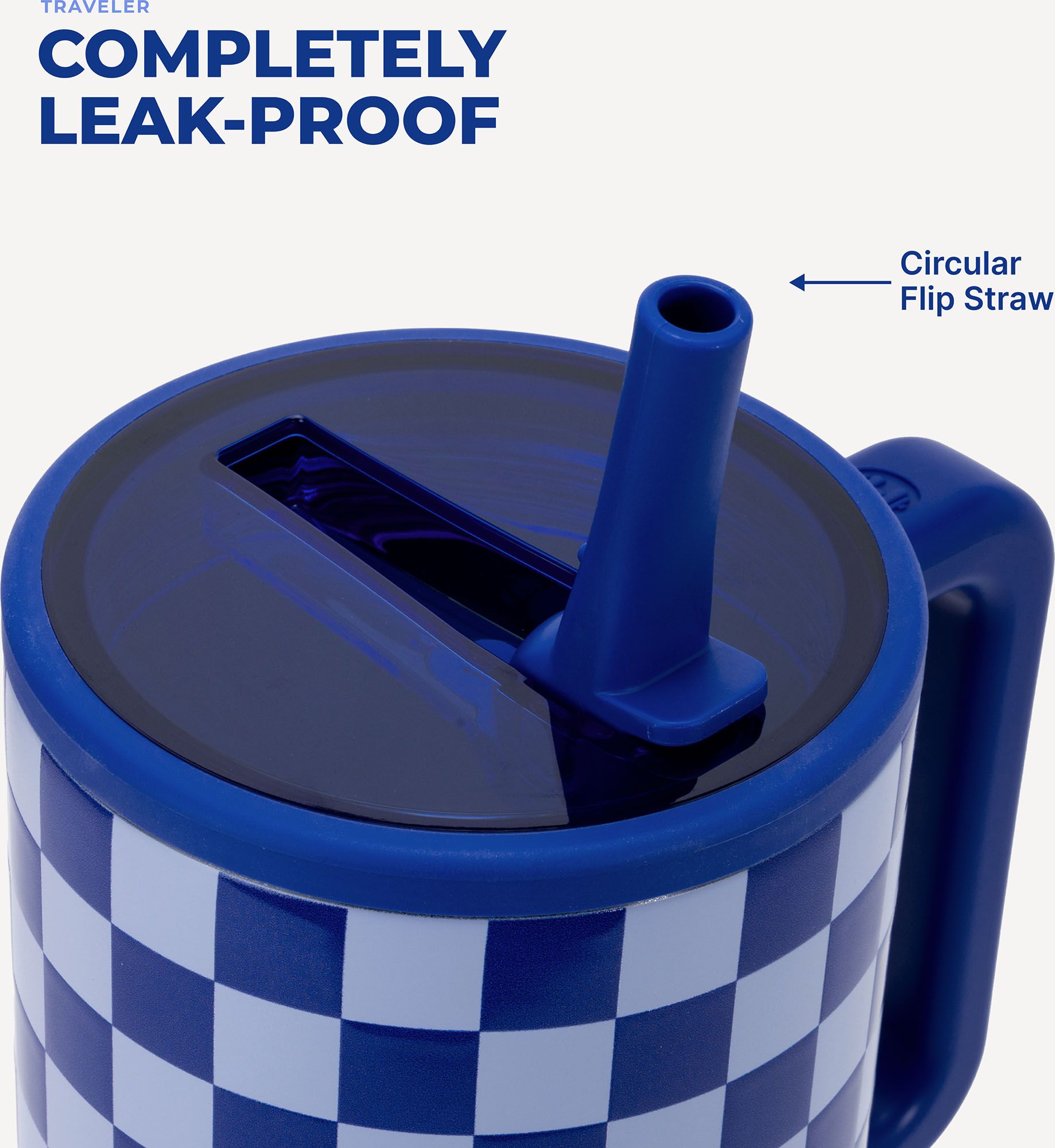 HYDROJUG 40 oz. Traveler Tumbler - Checkers product image