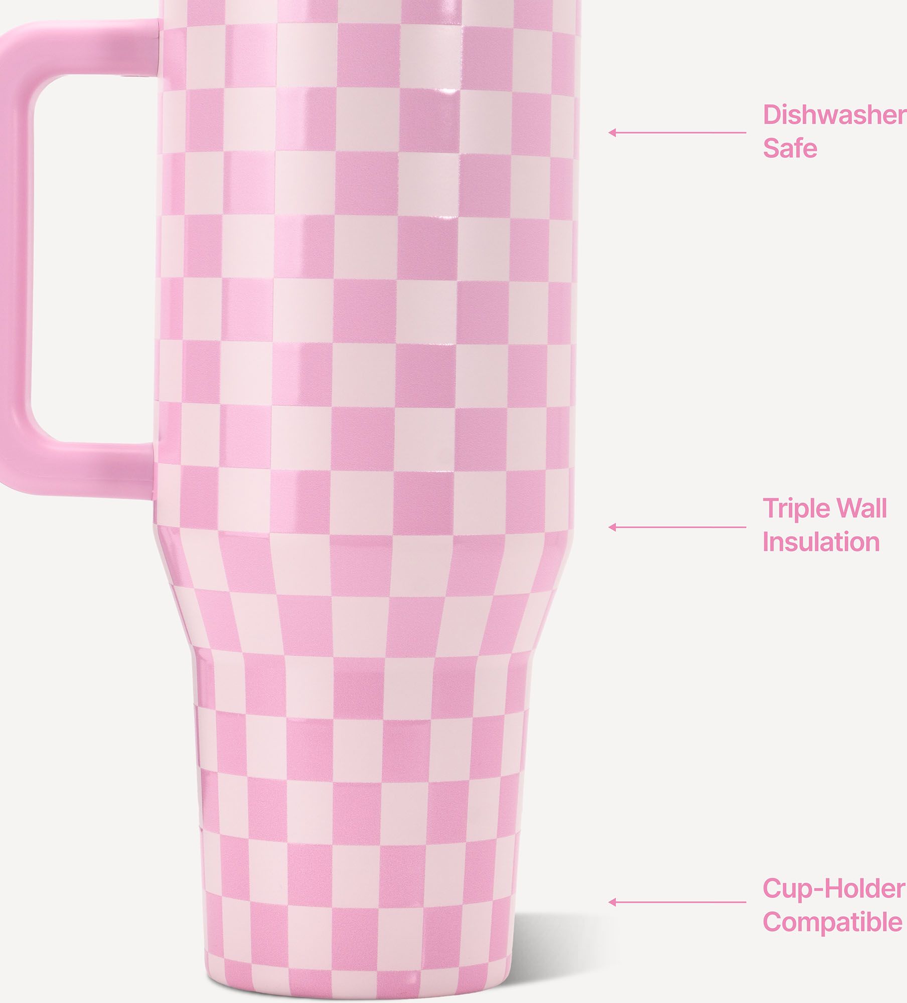 HYDROJUG 40 oz. Traveler Tumbler - Checkers product image