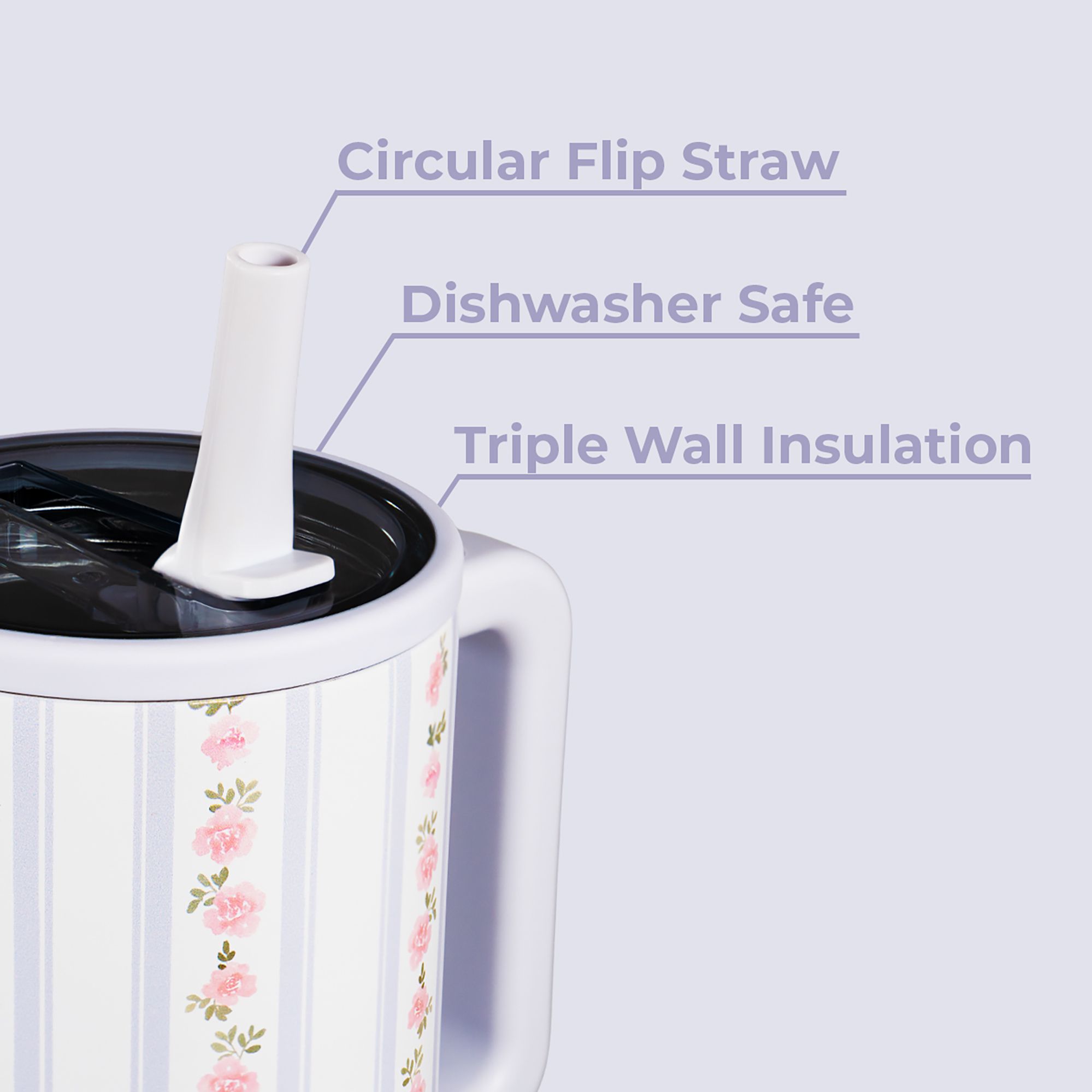 HYDROJUG 20 oz. Traveler Tumbler with Premium Finish - Spring Collection product image