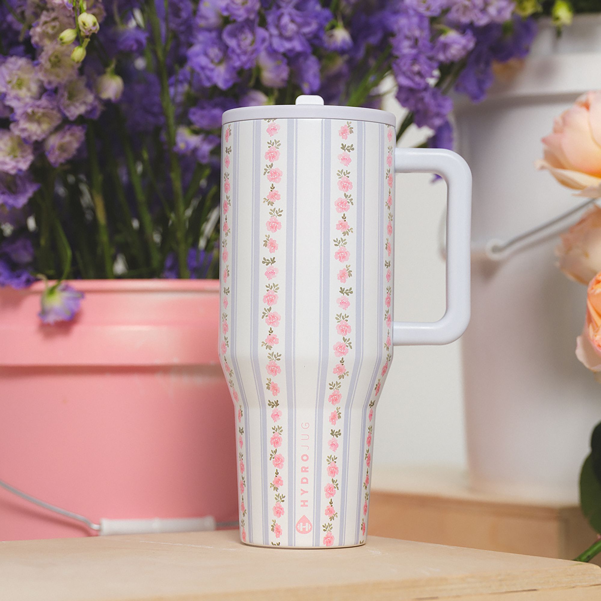 HYDROJUG 32 oz. Traveler Tumbler with Premium Finish - Spring Collection product image