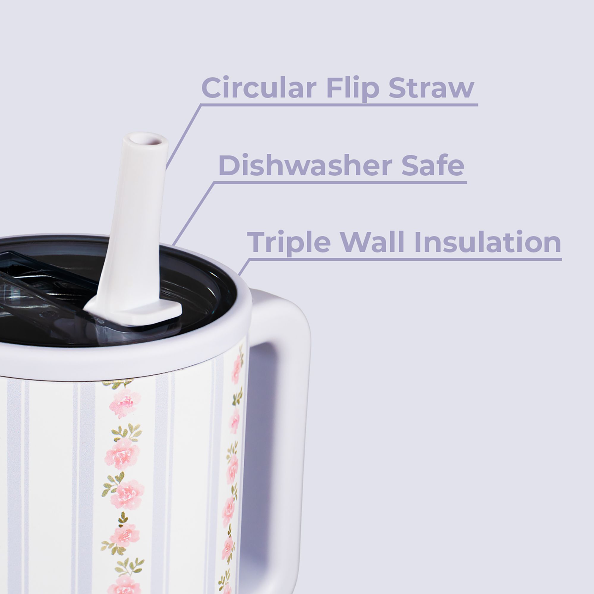 HYDROJUG 32 oz. Traveler Tumbler with Premium Finish - Spring Collection product image