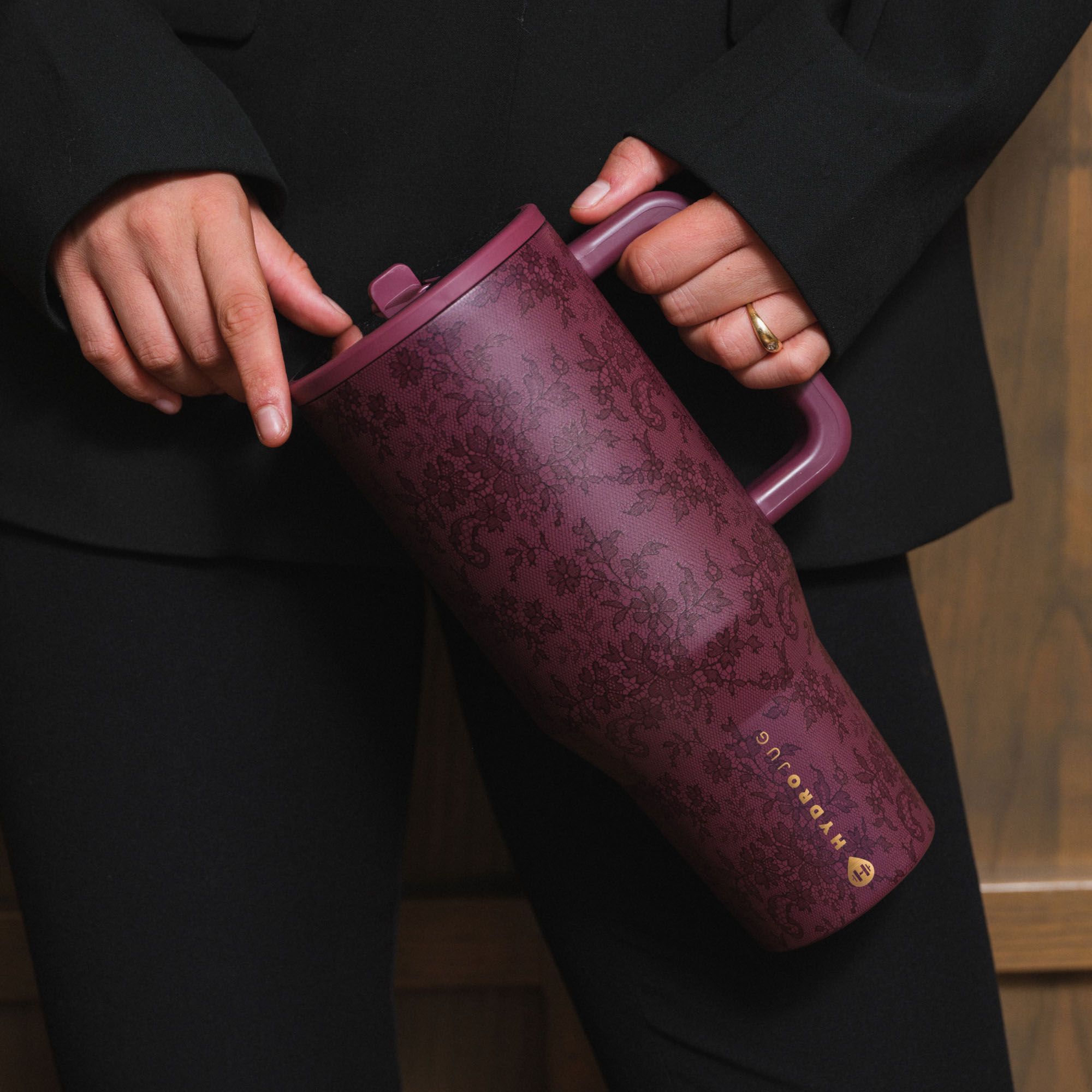 HYDROJUG 40 oz. Traveler Tumbler - Midnight Collection product image
