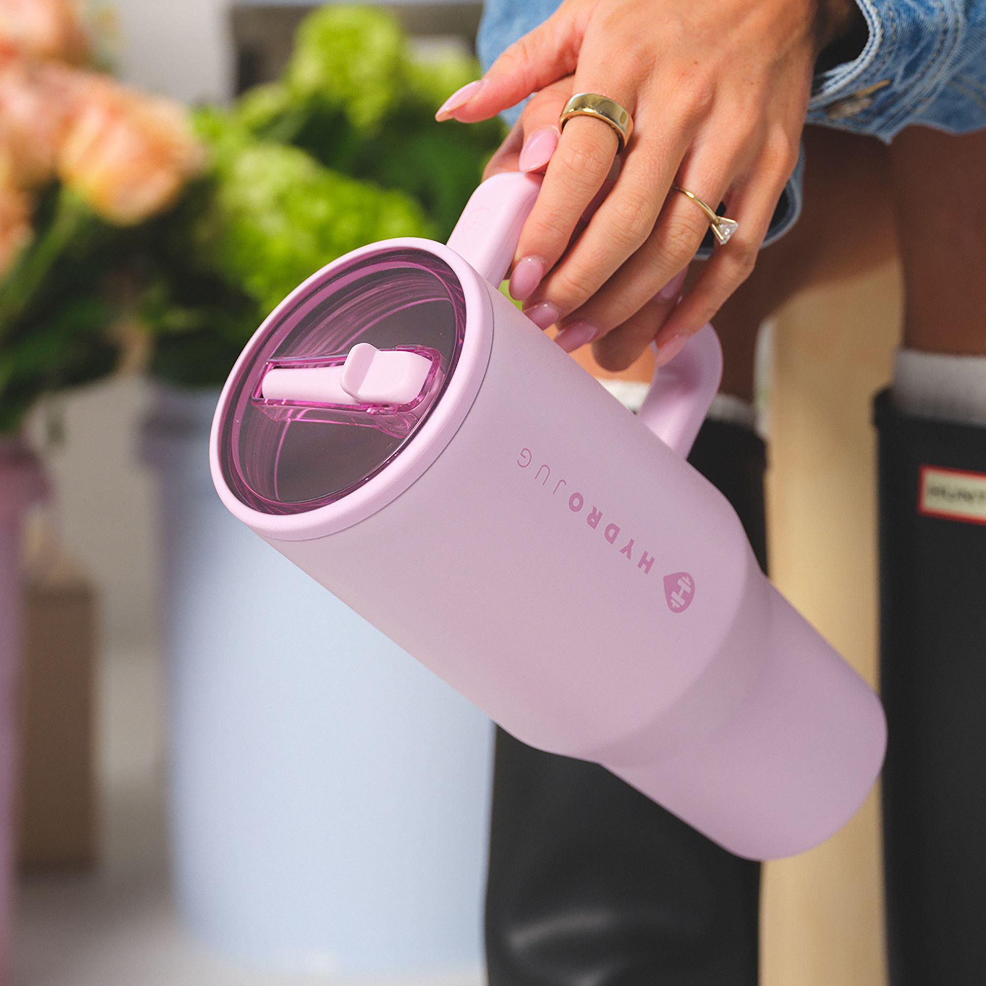 HYDROJUG 40 oz. Traveler Tumbler - Spring Collection product image