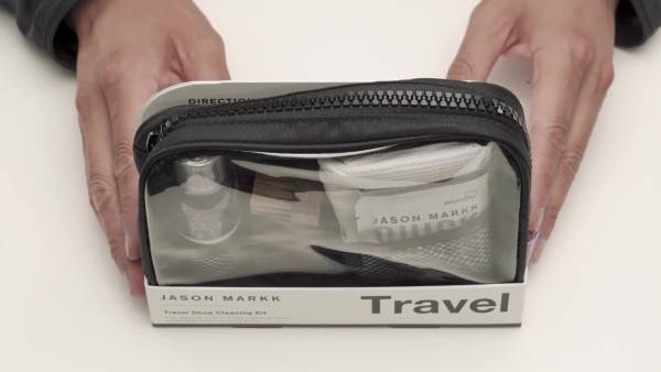 travel shoe cleaning kit