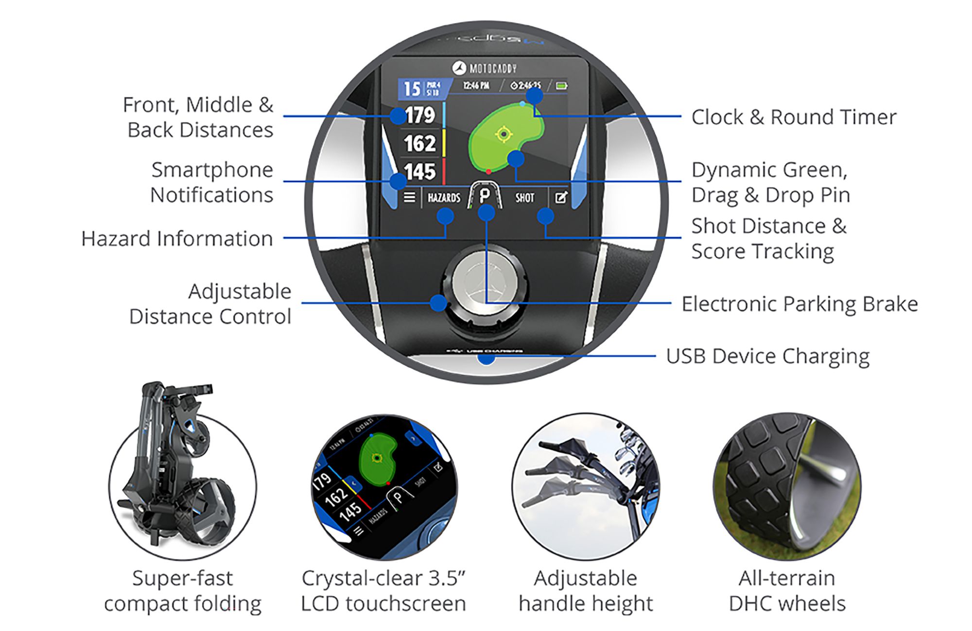 Motocaddy M5 DHC Electric Caddy product image