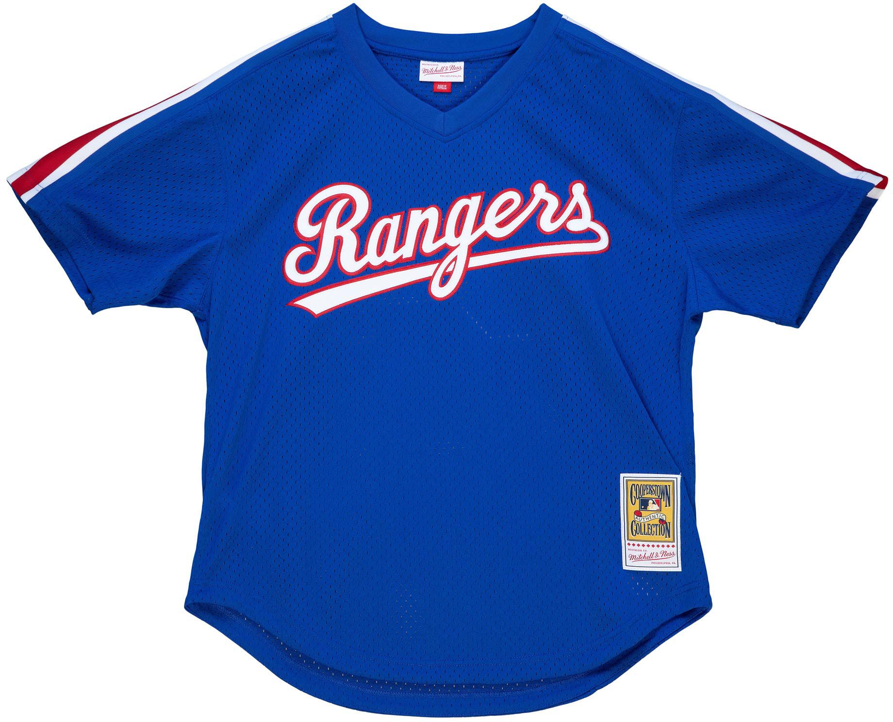 Mitchell & Ness Men's Texas Rangers Batting Practice Royal Nolan Ryan #34 Jersey product image