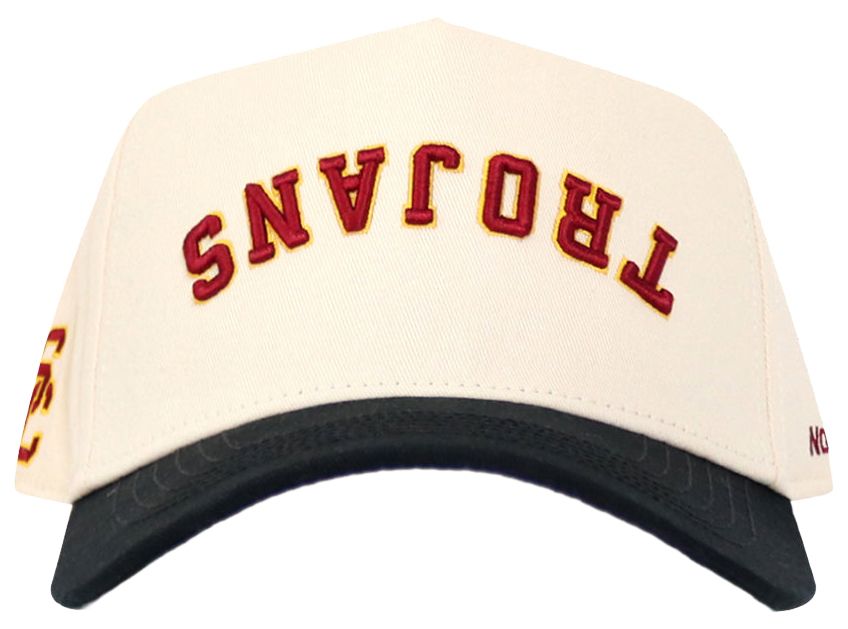 No Rivals Adult USC Trojans Black Upside Down Adjustable Snapback Hat product image