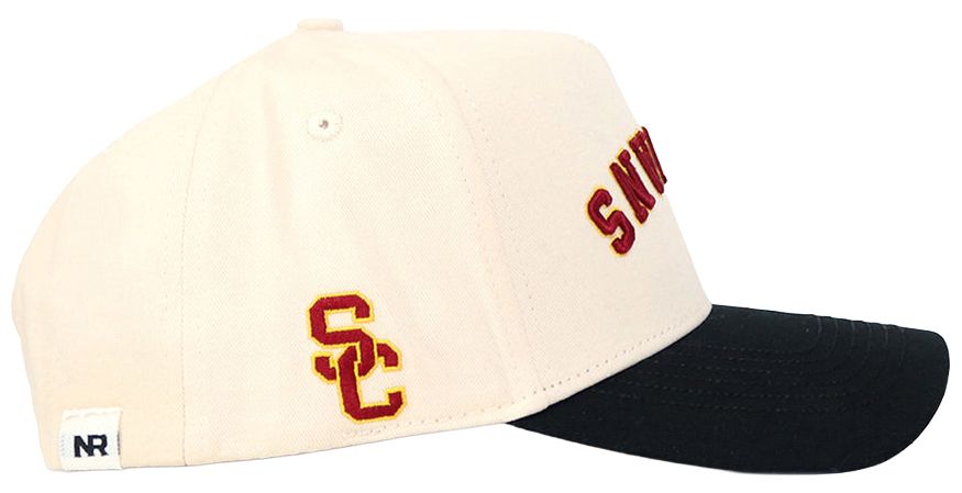 No Rivals Adult USC Trojans Black Upside Down Adjustable Snapback Hat product image