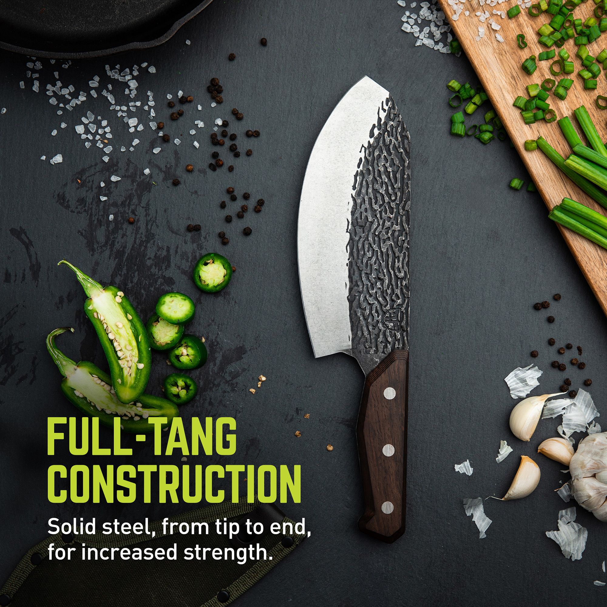 TRUE PrimalForge Rocker Butcher Knife product image