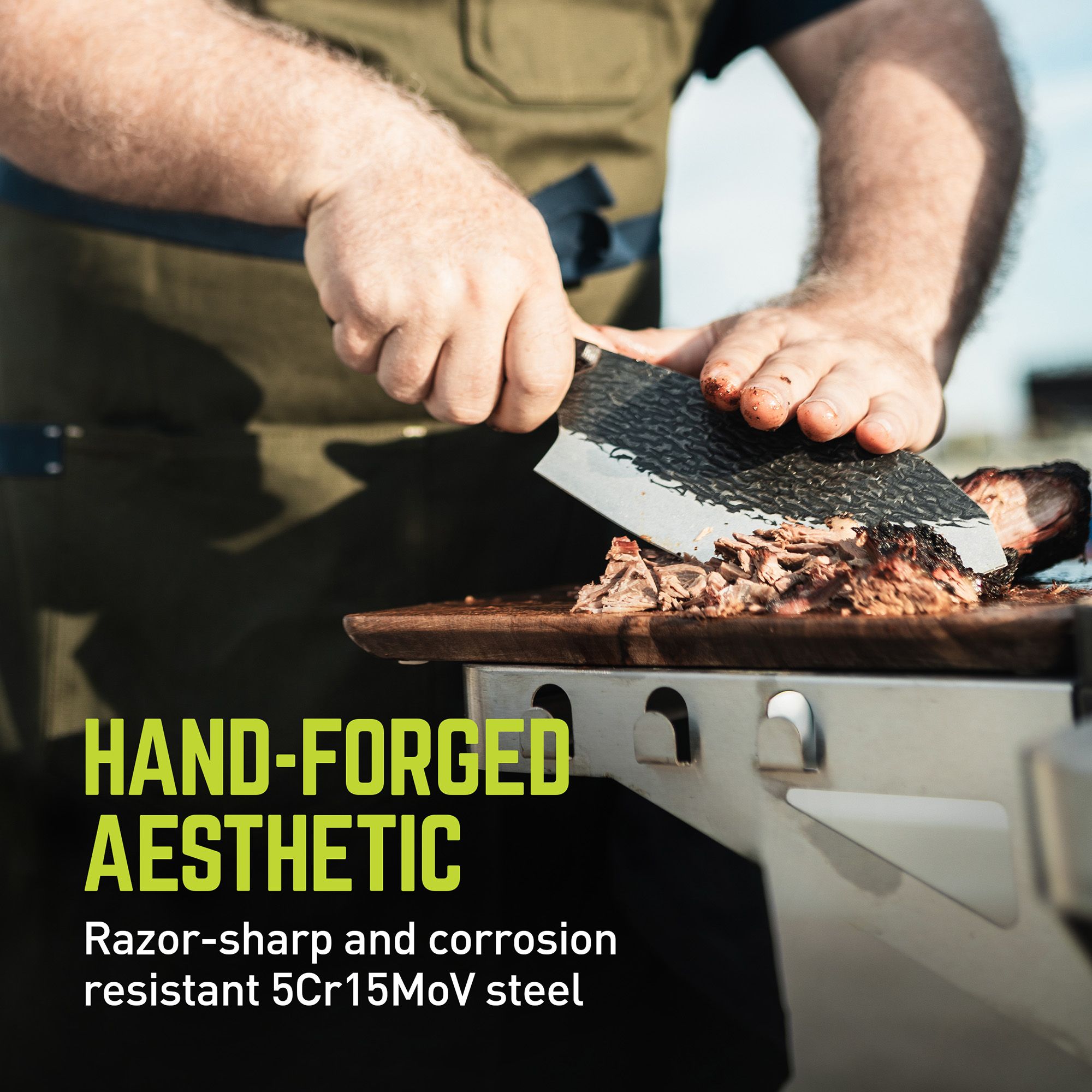 TRUE PrimalForge Rocker Butcher Knife product image