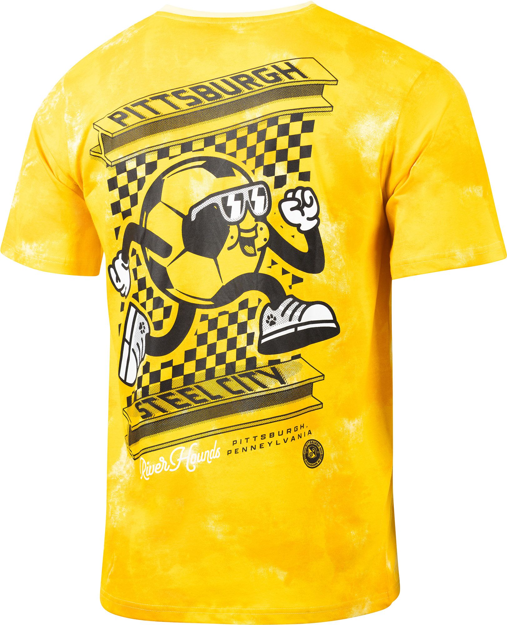 Sport Design Sweden Adult Pittsburgh Riverhounds SC Soft Yellow Fanatics T-Shirt product image