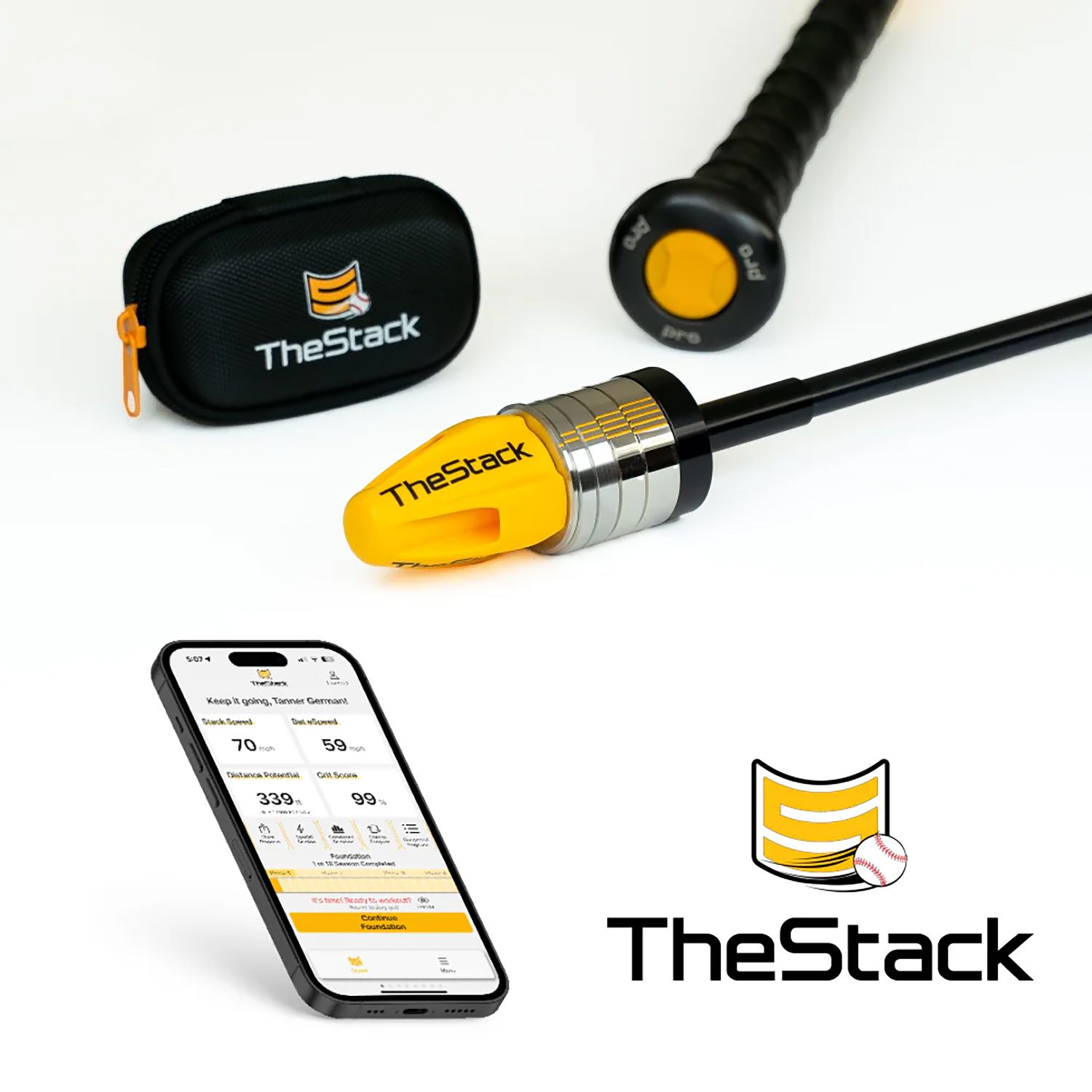 TheStack Youth Smart Baseball Training Bat product image