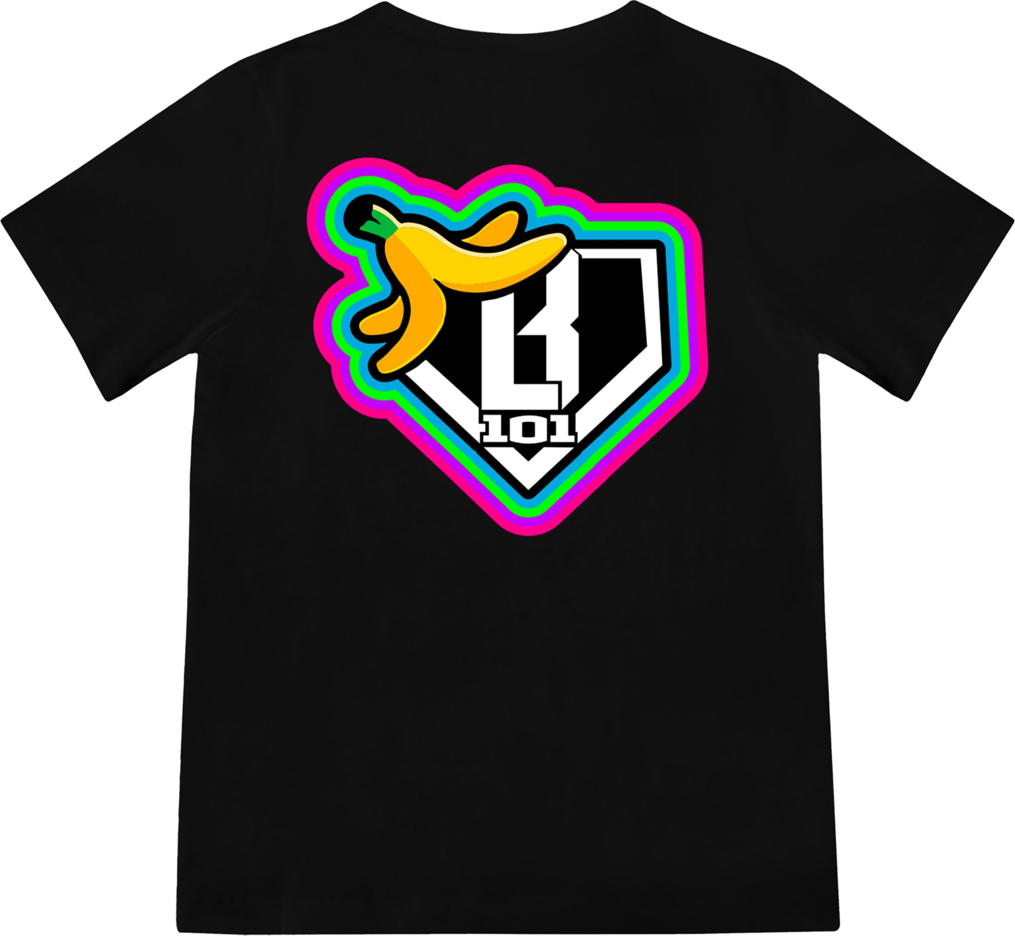 Baseball Lifestyle 101 Boys' Neon Banana T-Shirt product image