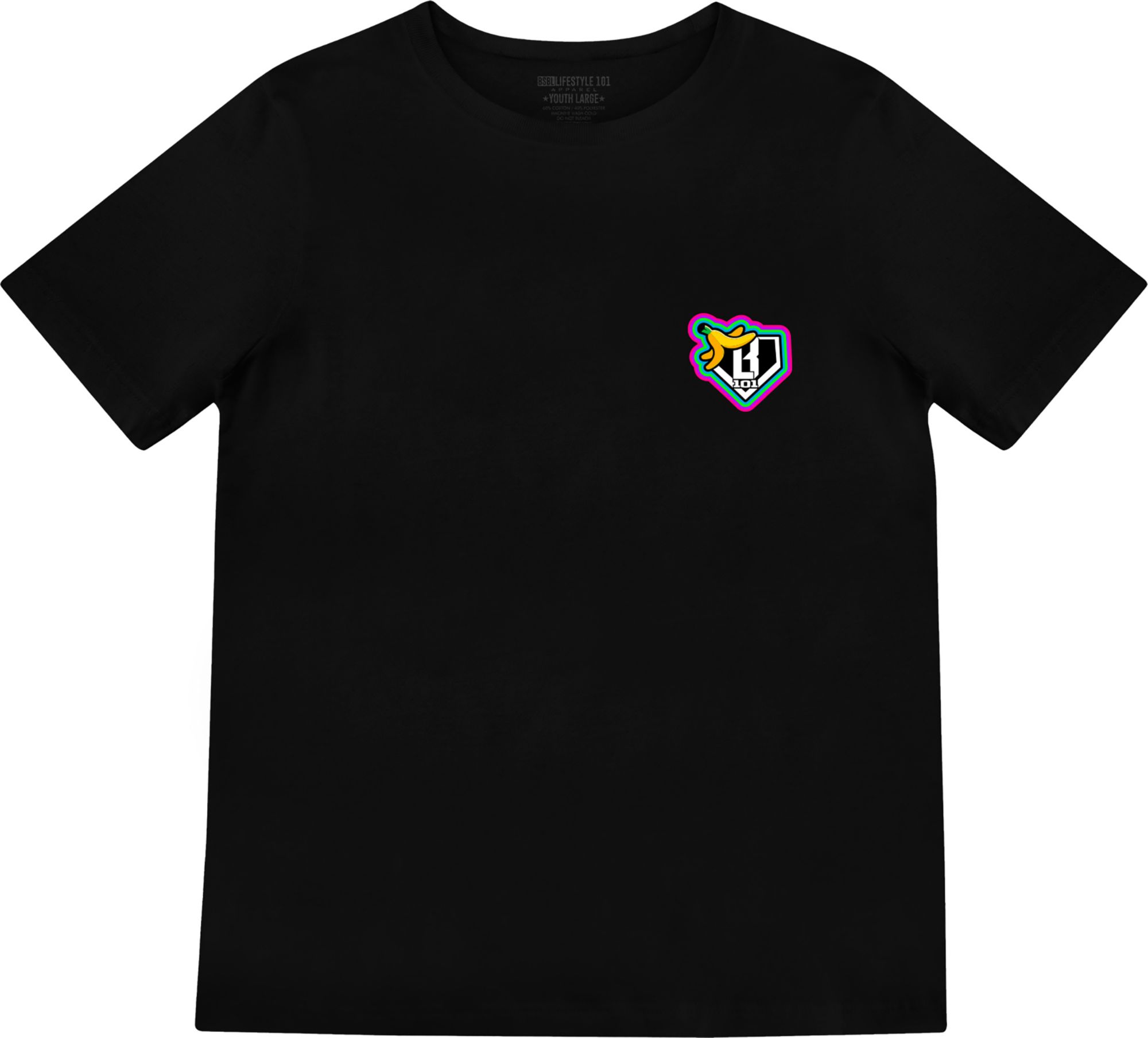 Baseball Lifestyle 101 Boys' Neon Banana T-Shirt product image