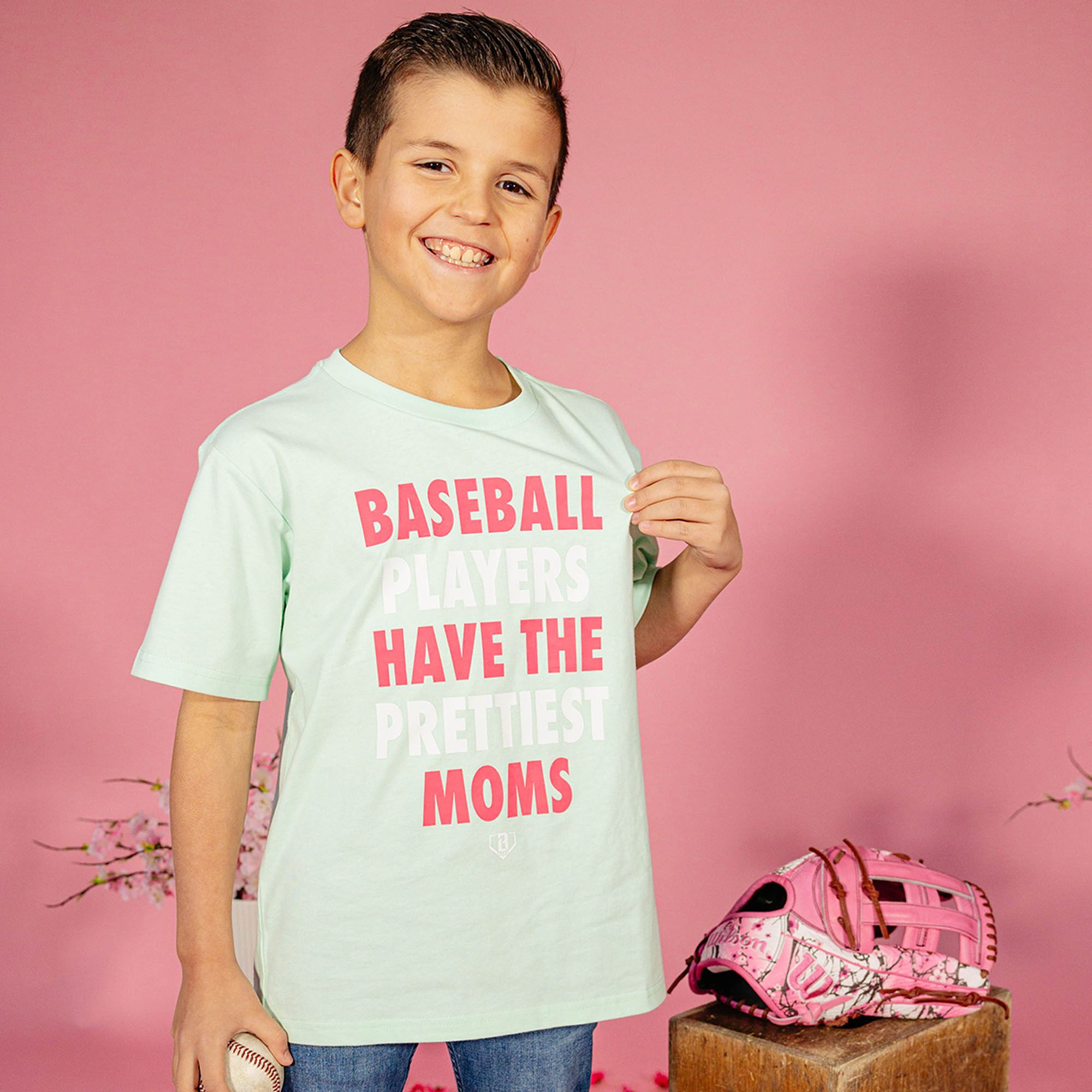 Baseball Lifestyle 101 Youth Baseball Players Have the Prettiest Moms T-Shirt product image