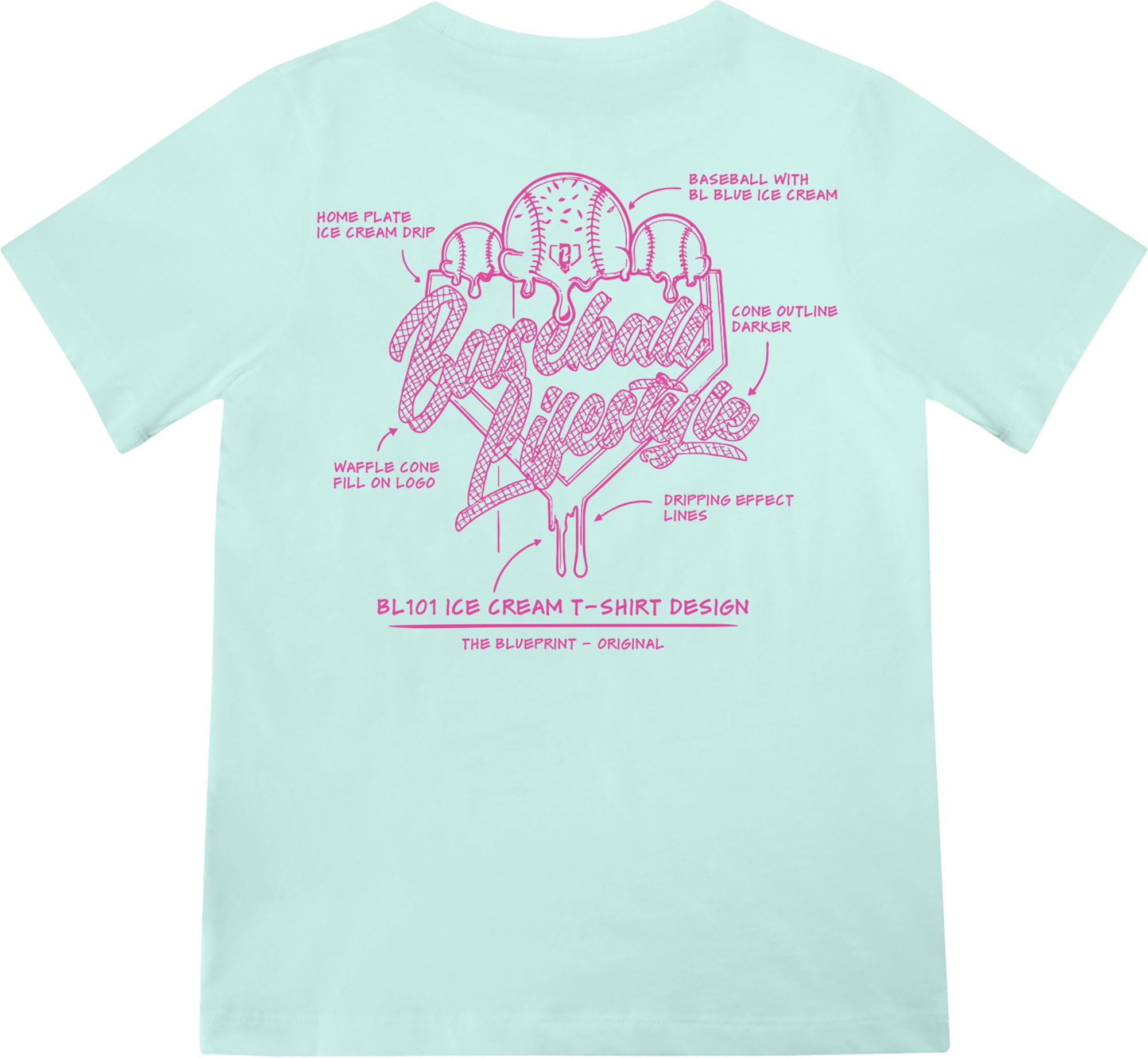 Baseball Lifestyle 101 Boys' Blueprint Shirt product image