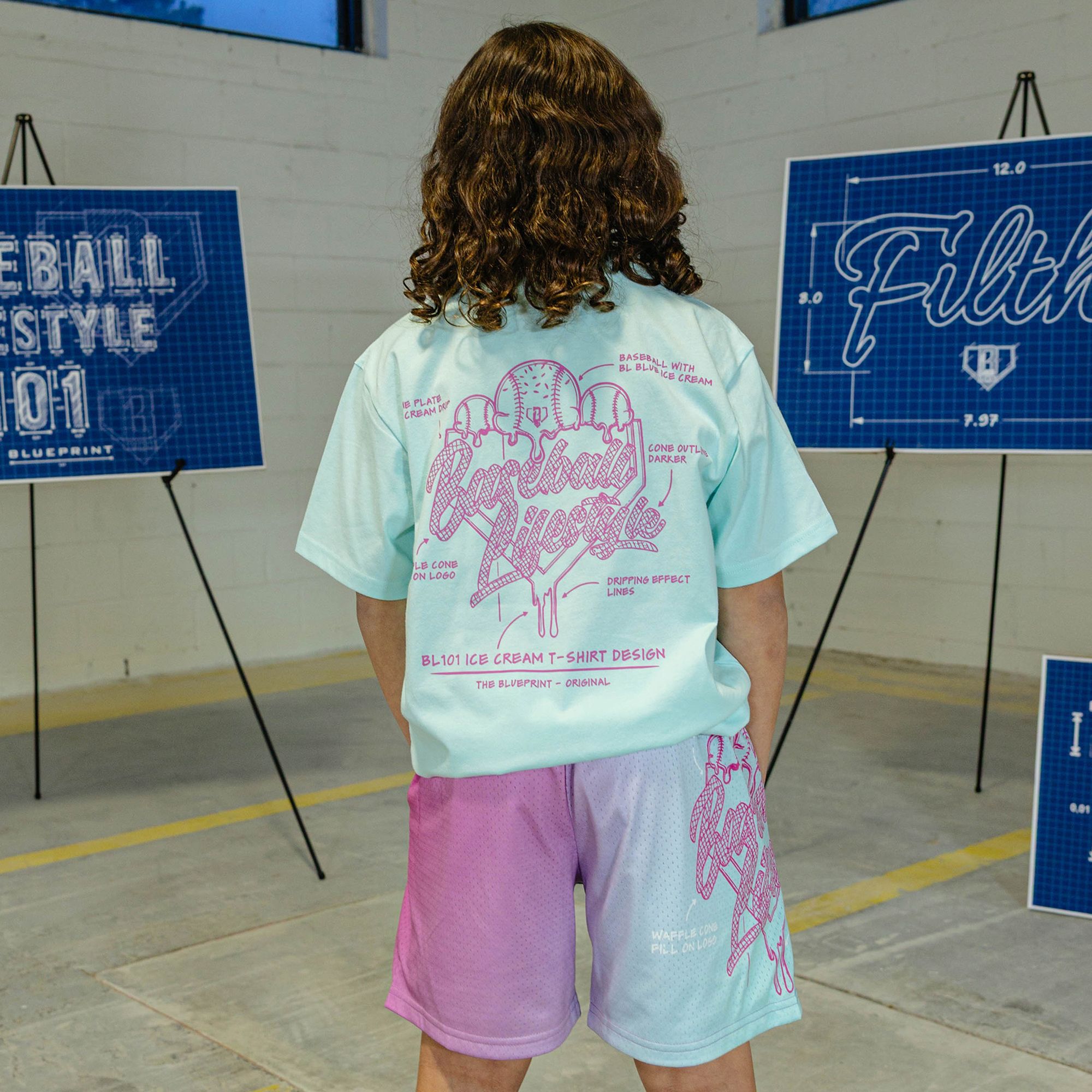 Baseball Lifestyle 101 Boys' Blueprint Shirt product image