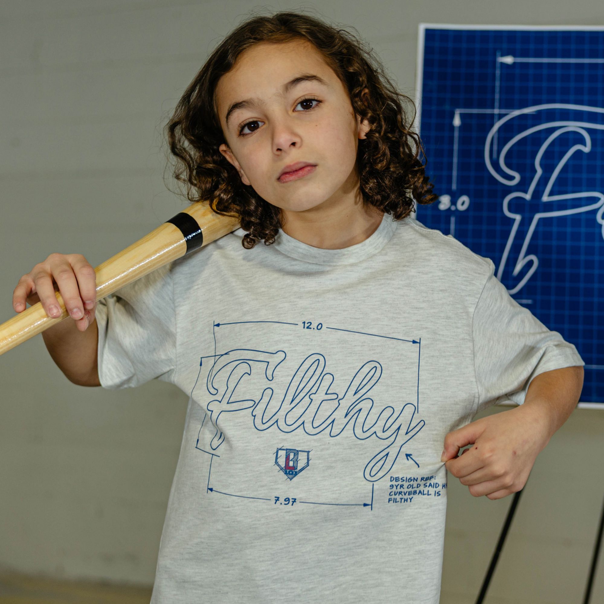 Baseball Lifestyle 101 Boys' Blueprint Shirt product image