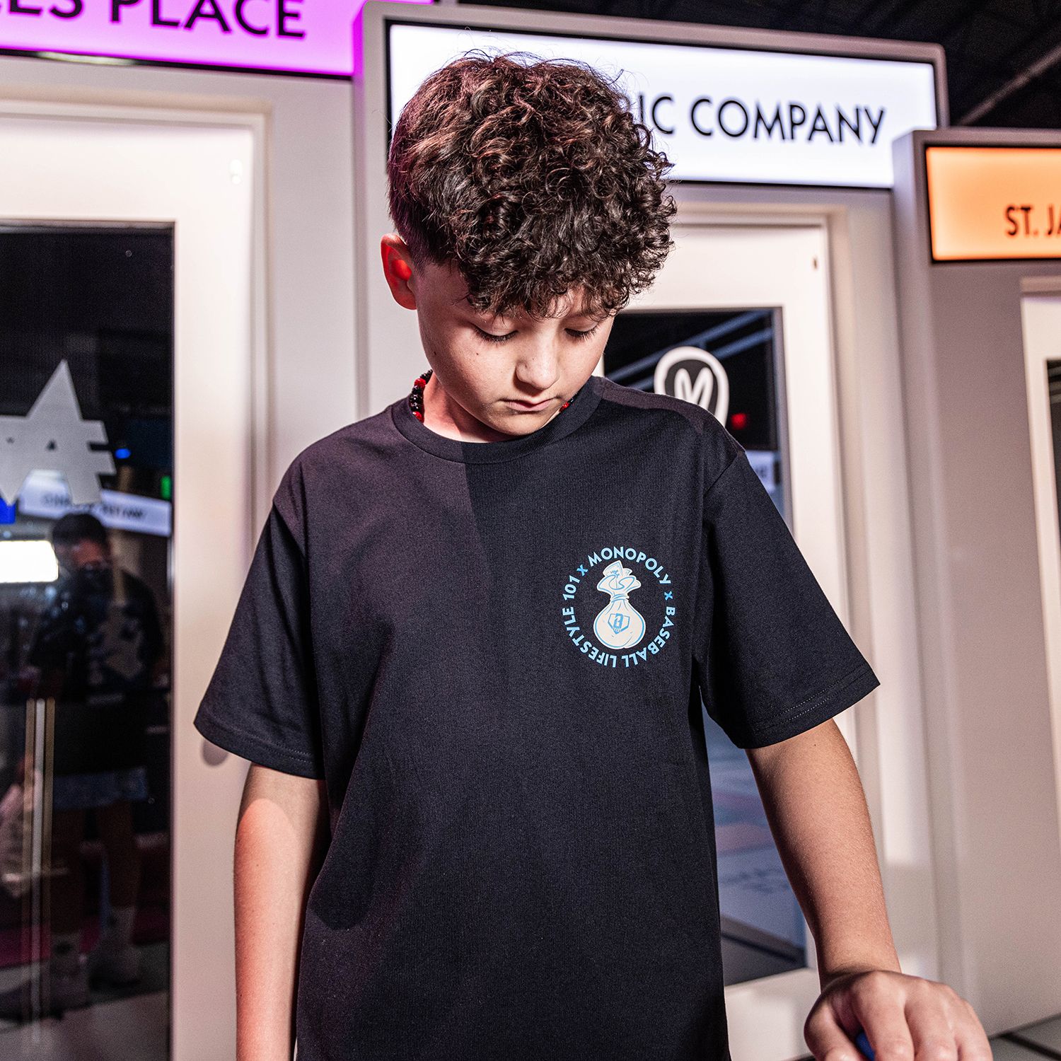 Baseball Lifestyle 101 x Monopoly Boys' Boardwalk Slugger Shirt product image