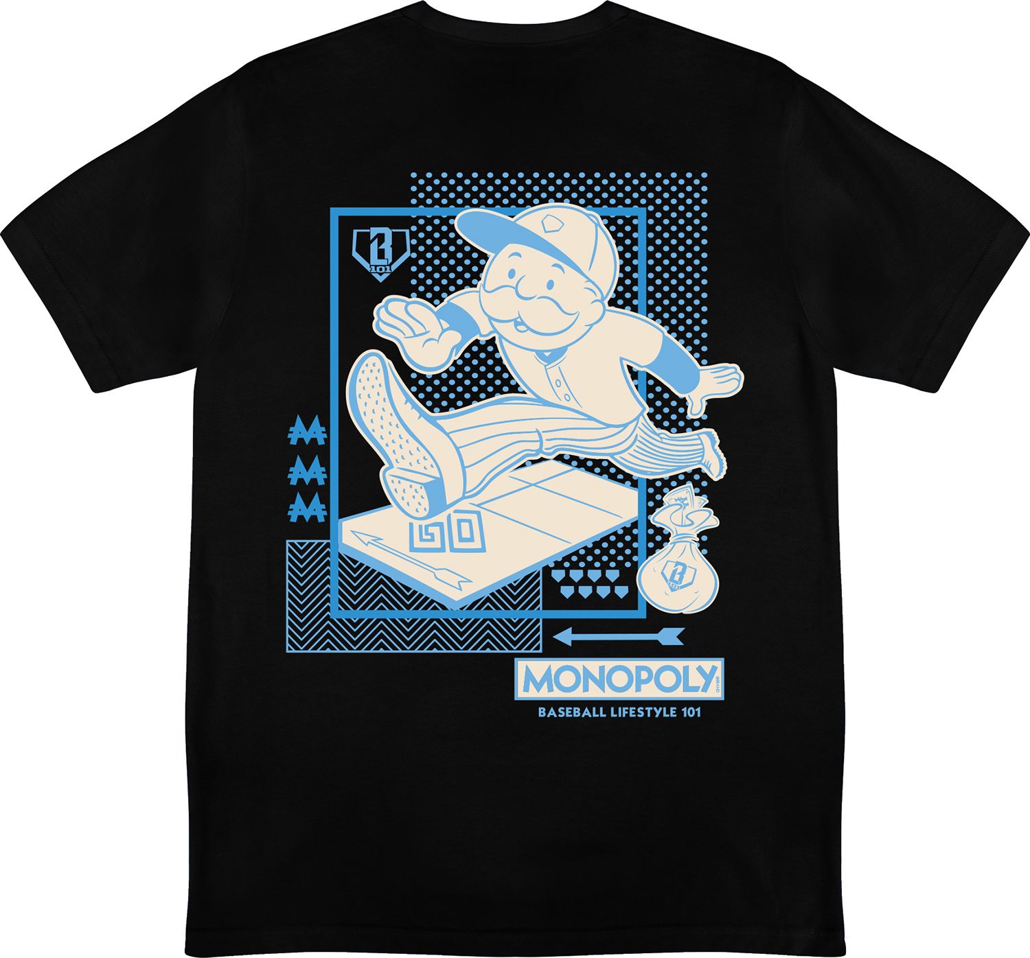 Baseball Lifestyle 101 x Monopoly Men's Boardwalk Slugger Shirt product image
