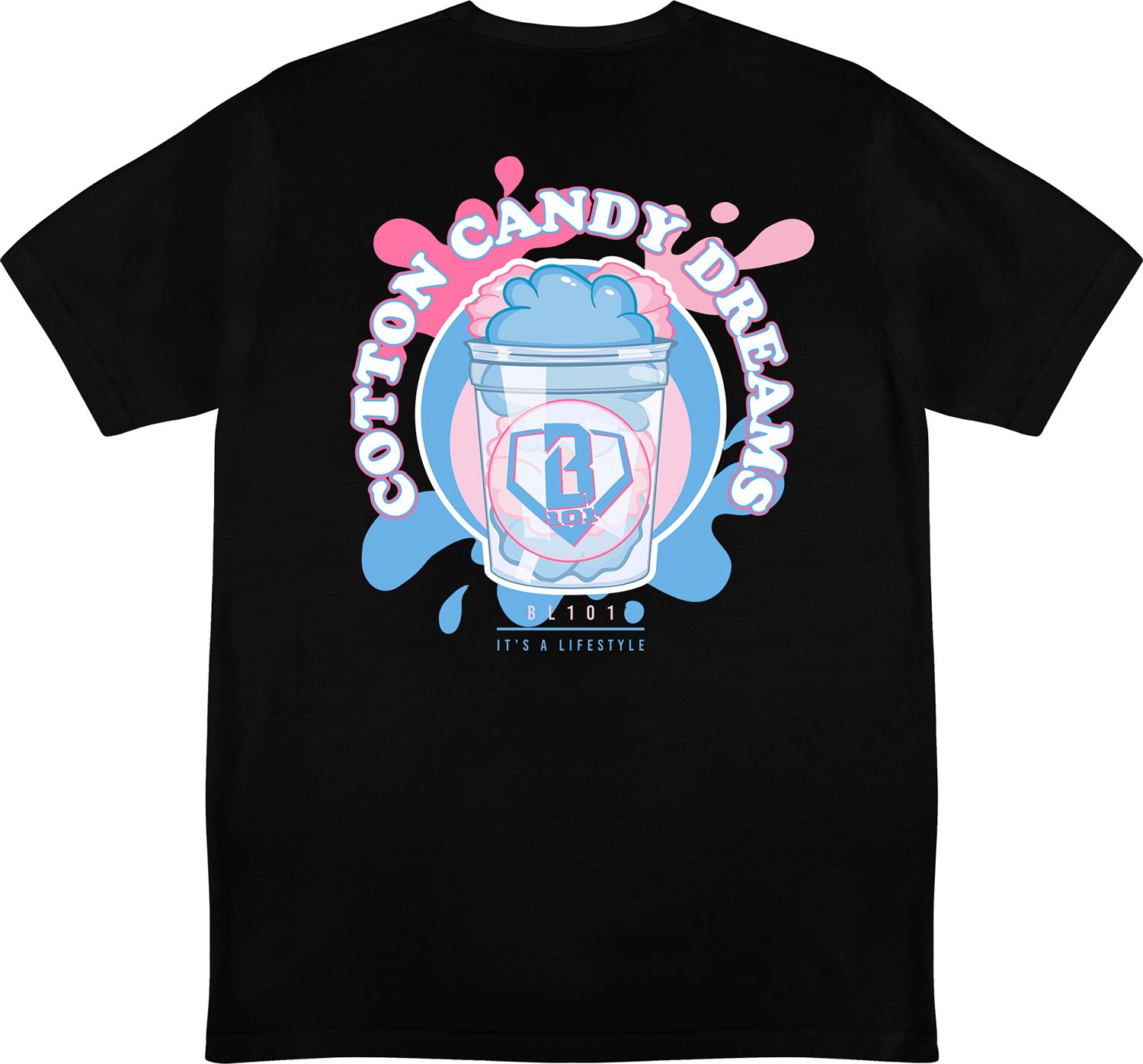 Baseball Lifestyle 101 Men's Cotton Candy Shirt product image