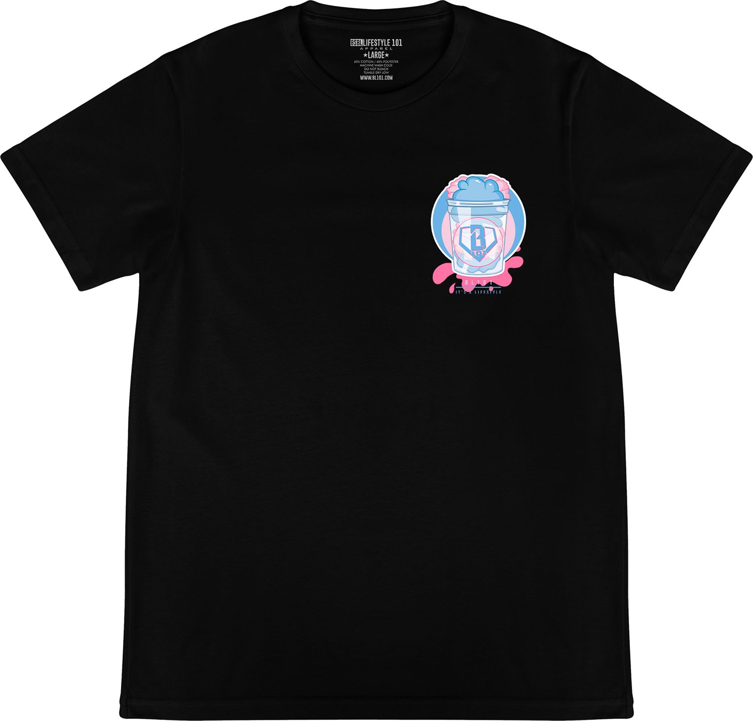 Baseball Lifestyle 101 Men's Cotton Candy Shirt product image