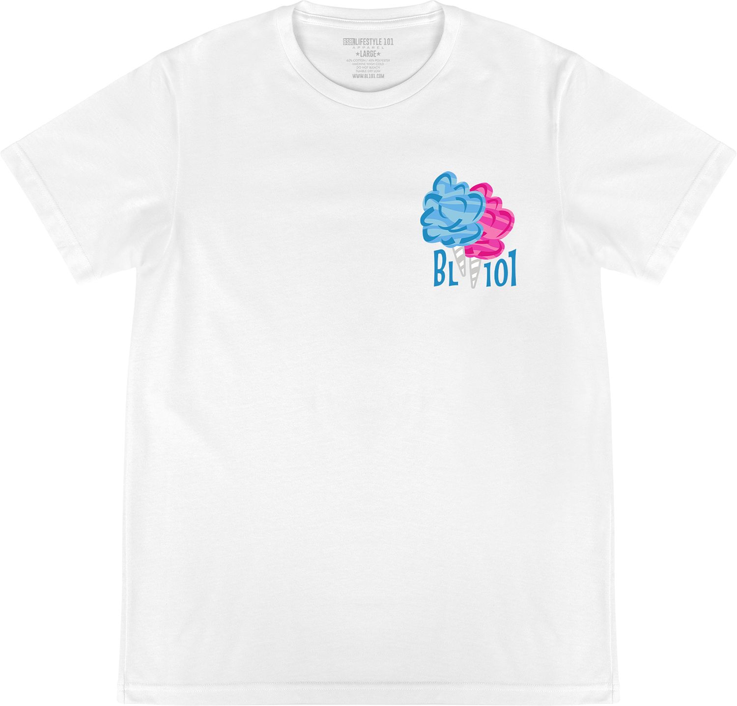 Baseball Lifestyle 101 Men's Cotton Candy Shirt product image
