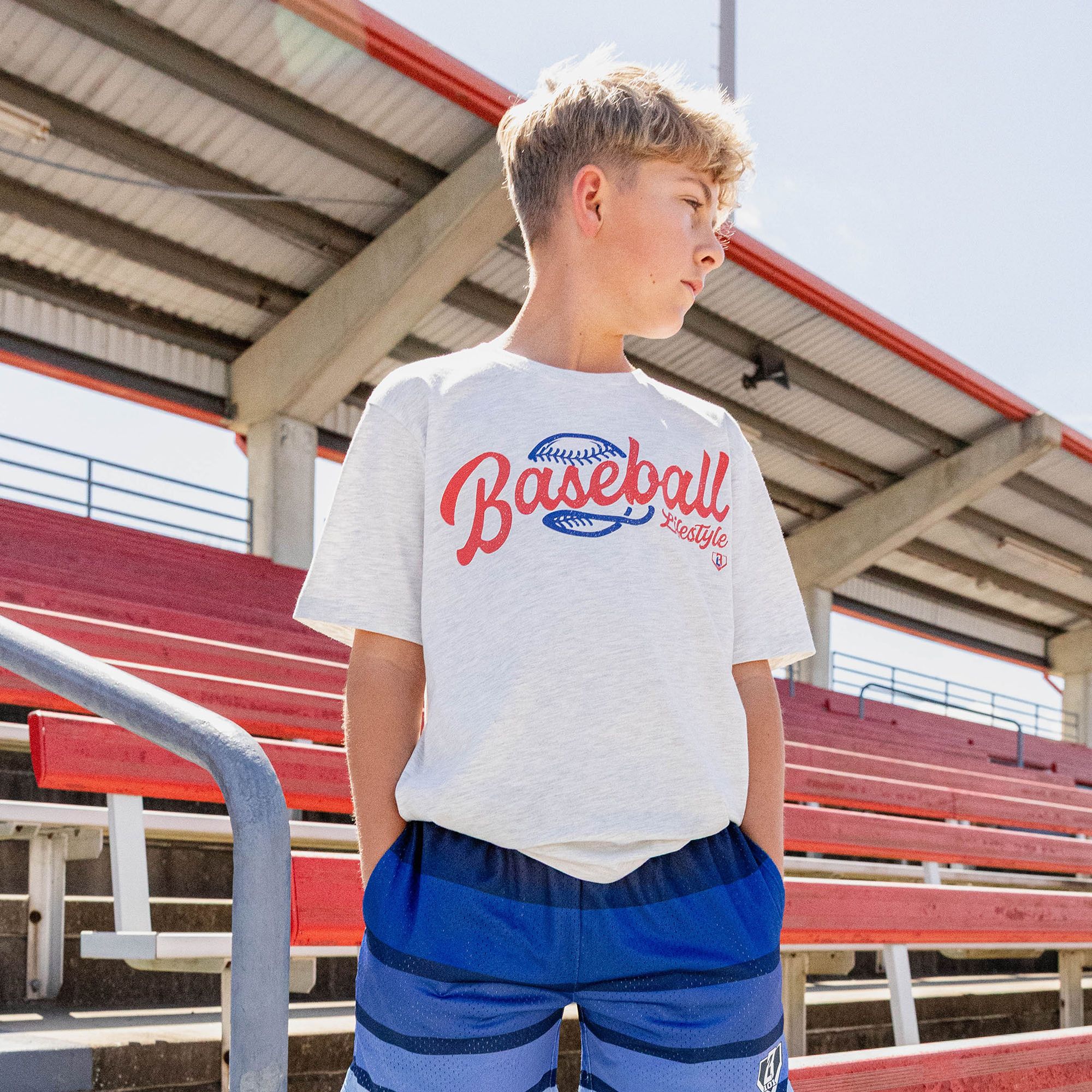 Baseball Lifestyle 101 Boys' Classic BL T-Shirt product image