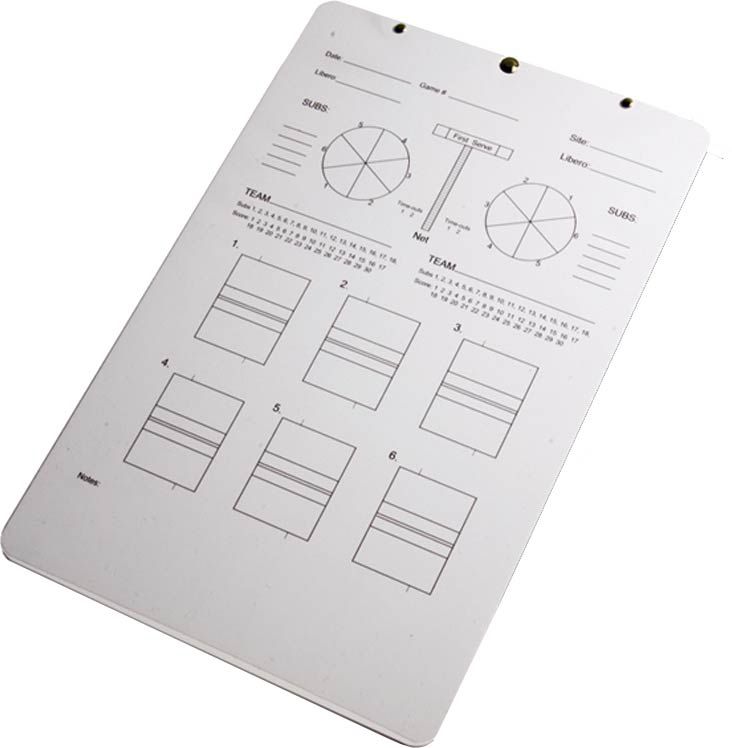 Tandem Coach's Deluxe Volleyball Clipboard