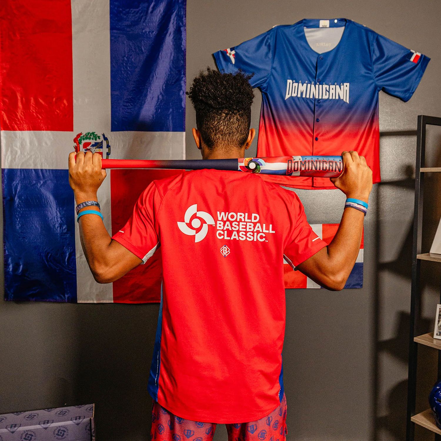 Baseball Lifestyle 101 Boys' Dominican Republic WBC Diamond Tech Shirt product image