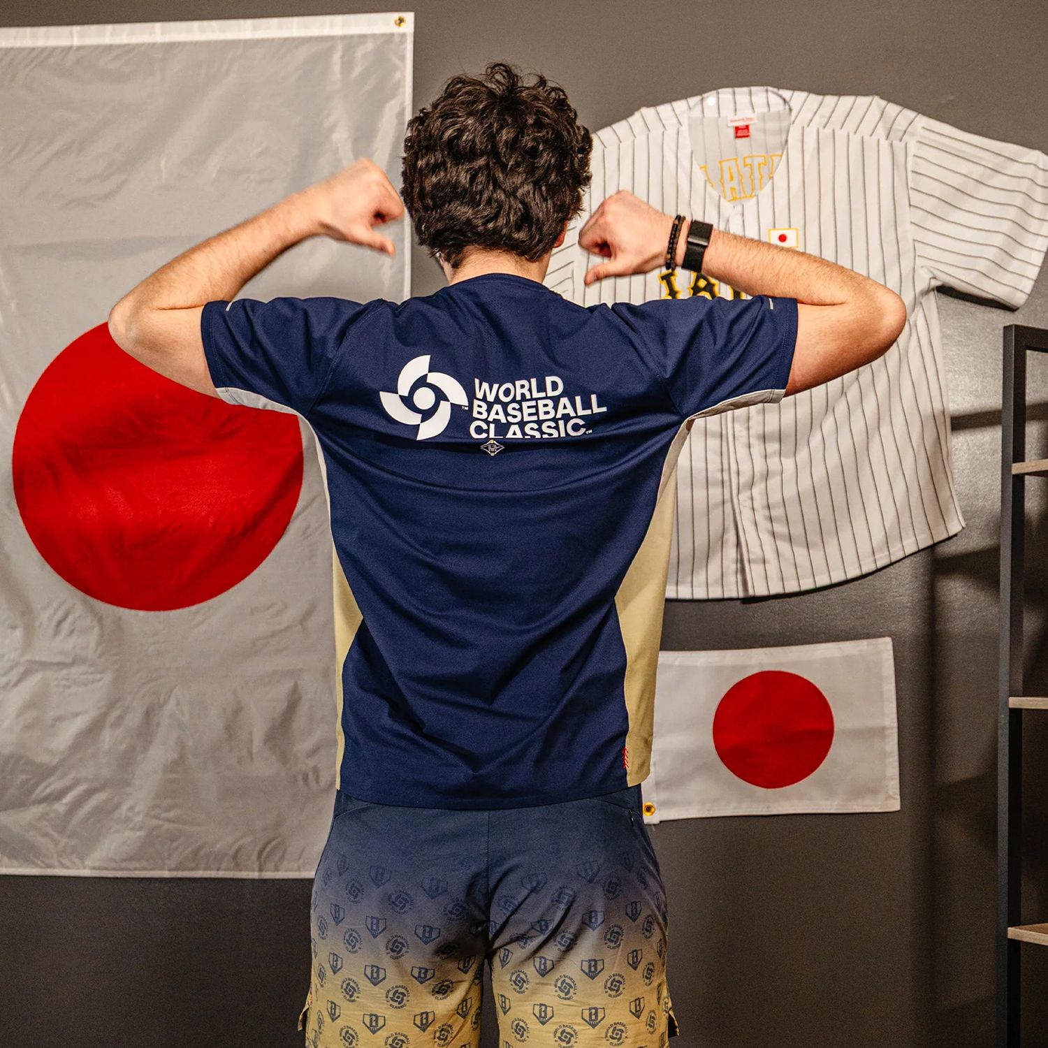 Baseball Lifestyle 101 Boys' Japan WBC Diamond Tech Shirt product image