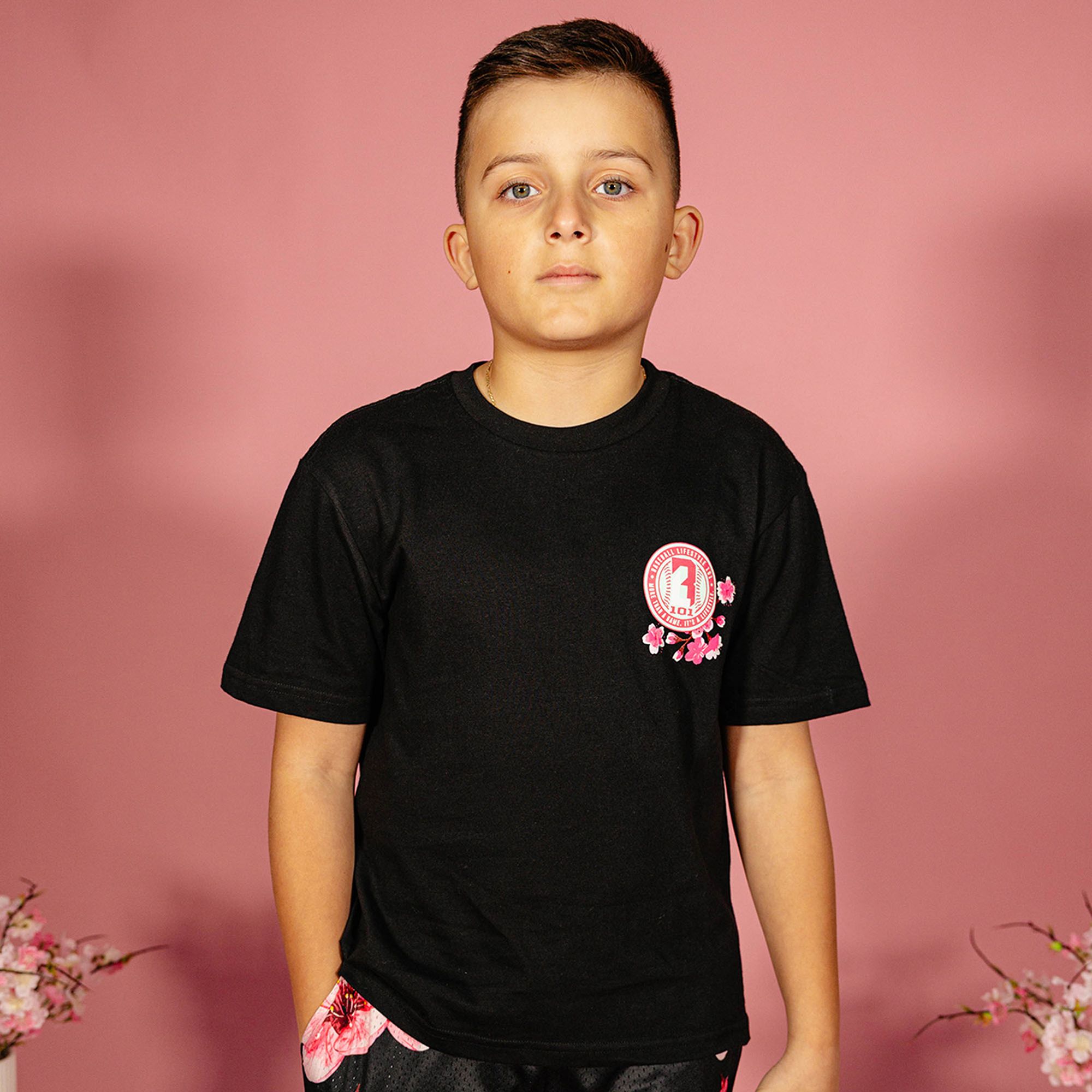 Baseball Lifestyle 101 Youth Cherry Blossom T-Shirt product image