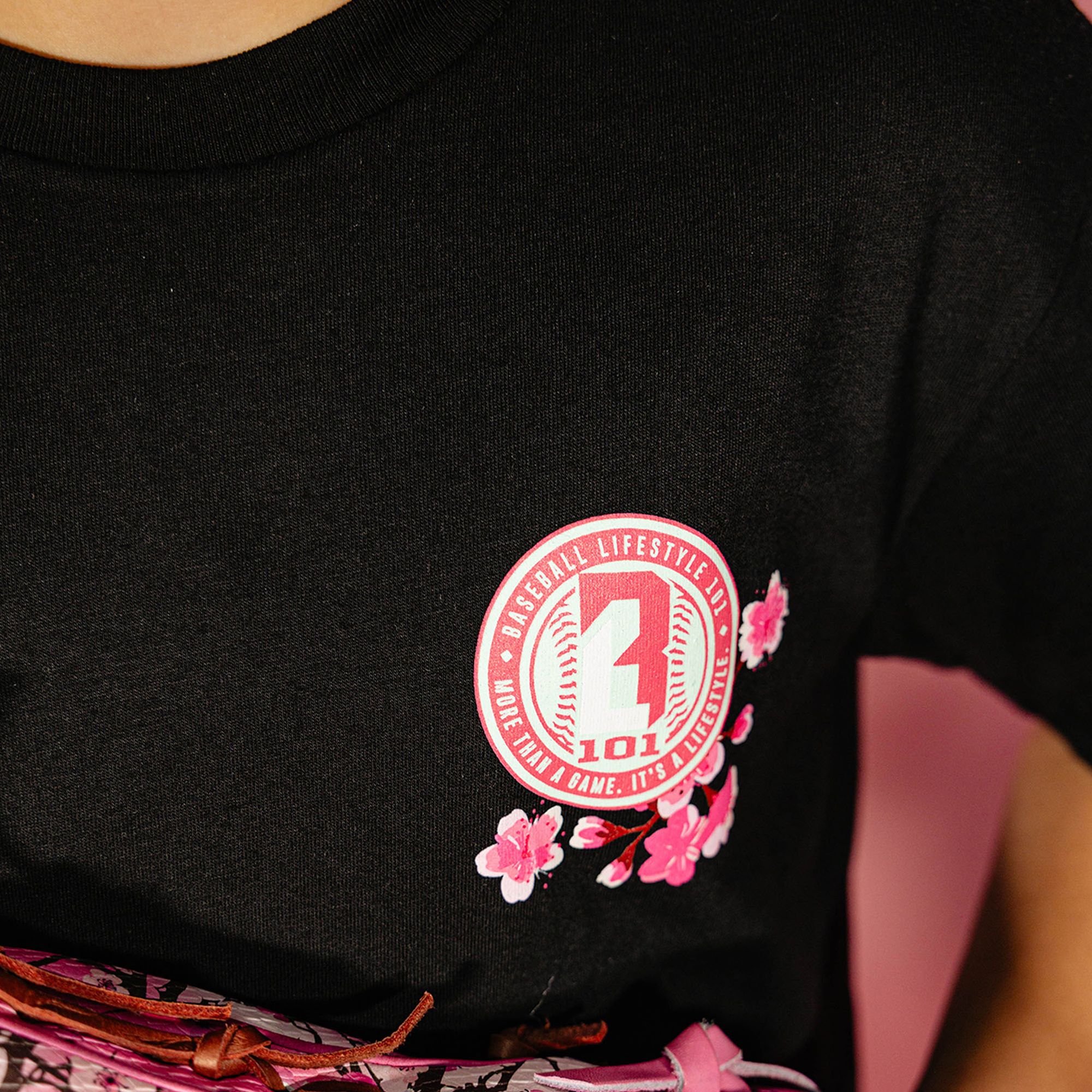 Baseball Lifestyle 101 Youth Cherry Blossom T-Shirt product image