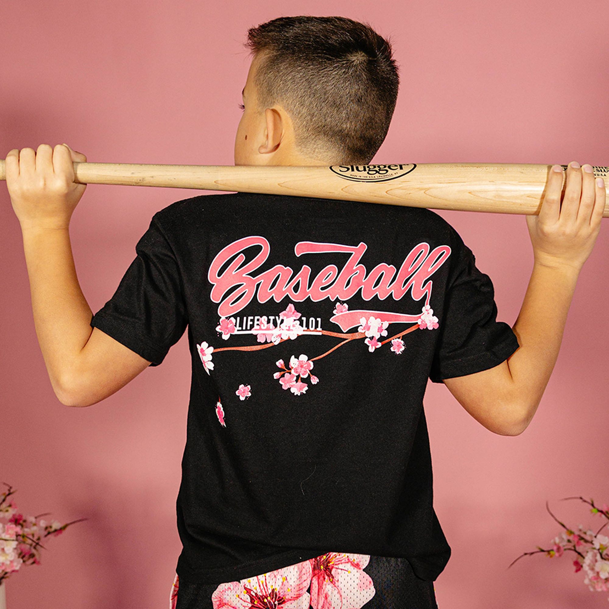 Baseball Lifestyle 101 Youth Cherry Blossom T-Shirt product image