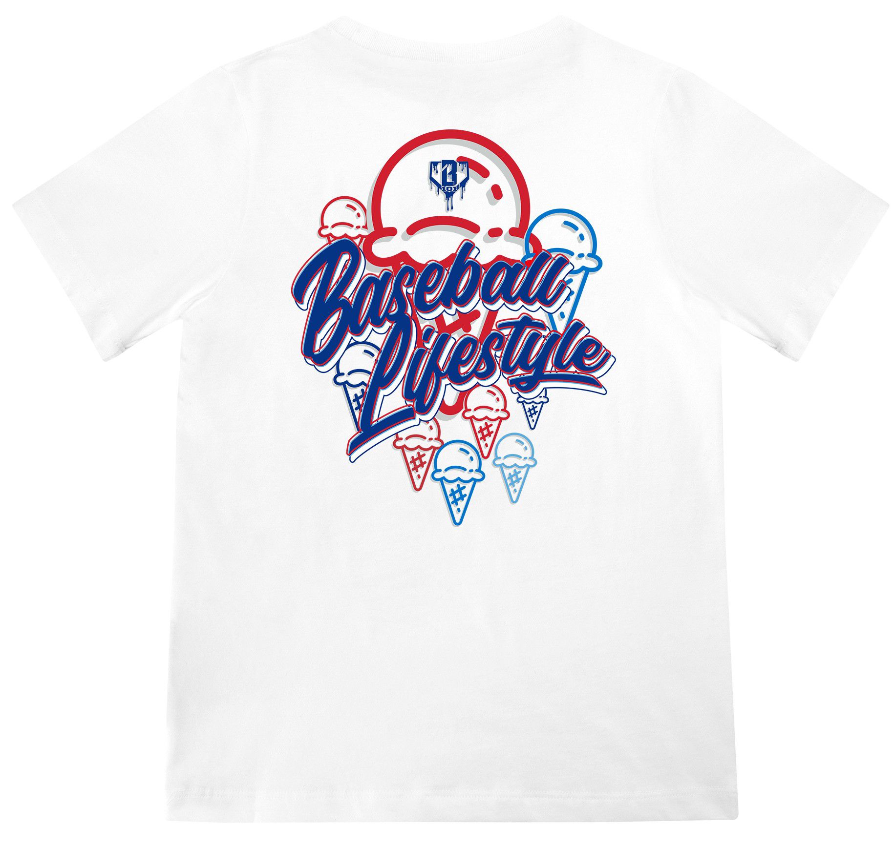 Baseball Lifestyle 101 Boys' USA Scoop T-Shirt product image