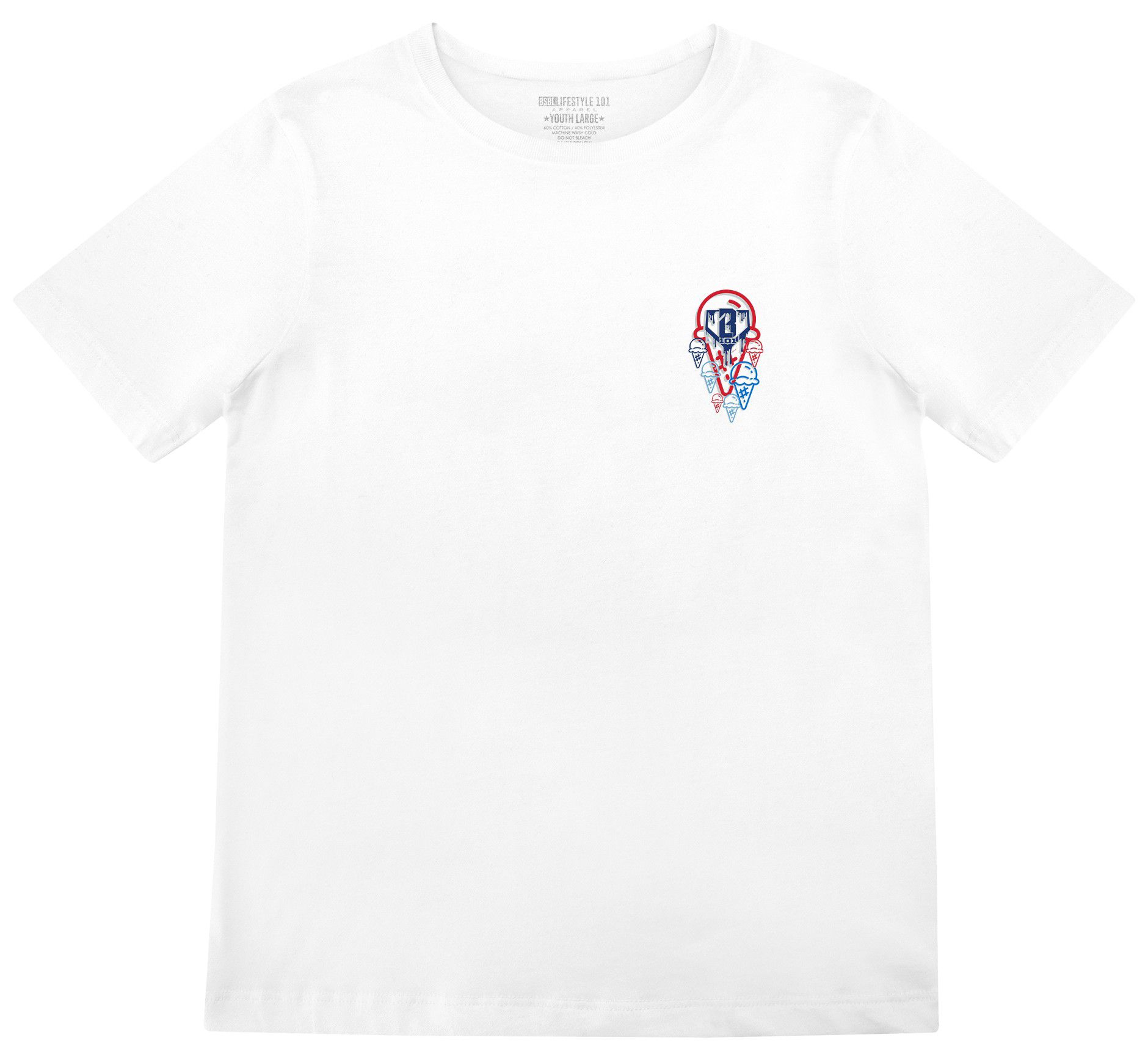 Baseball Lifestyle 101 Boys' USA Scoop T-Shirt product image
